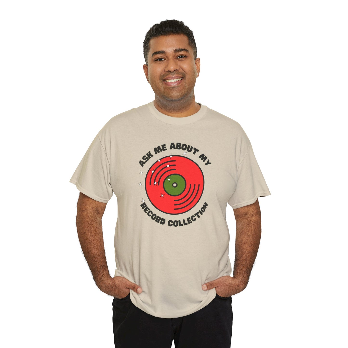 'Ask Me About My Record Collection' Men's T-Shirt