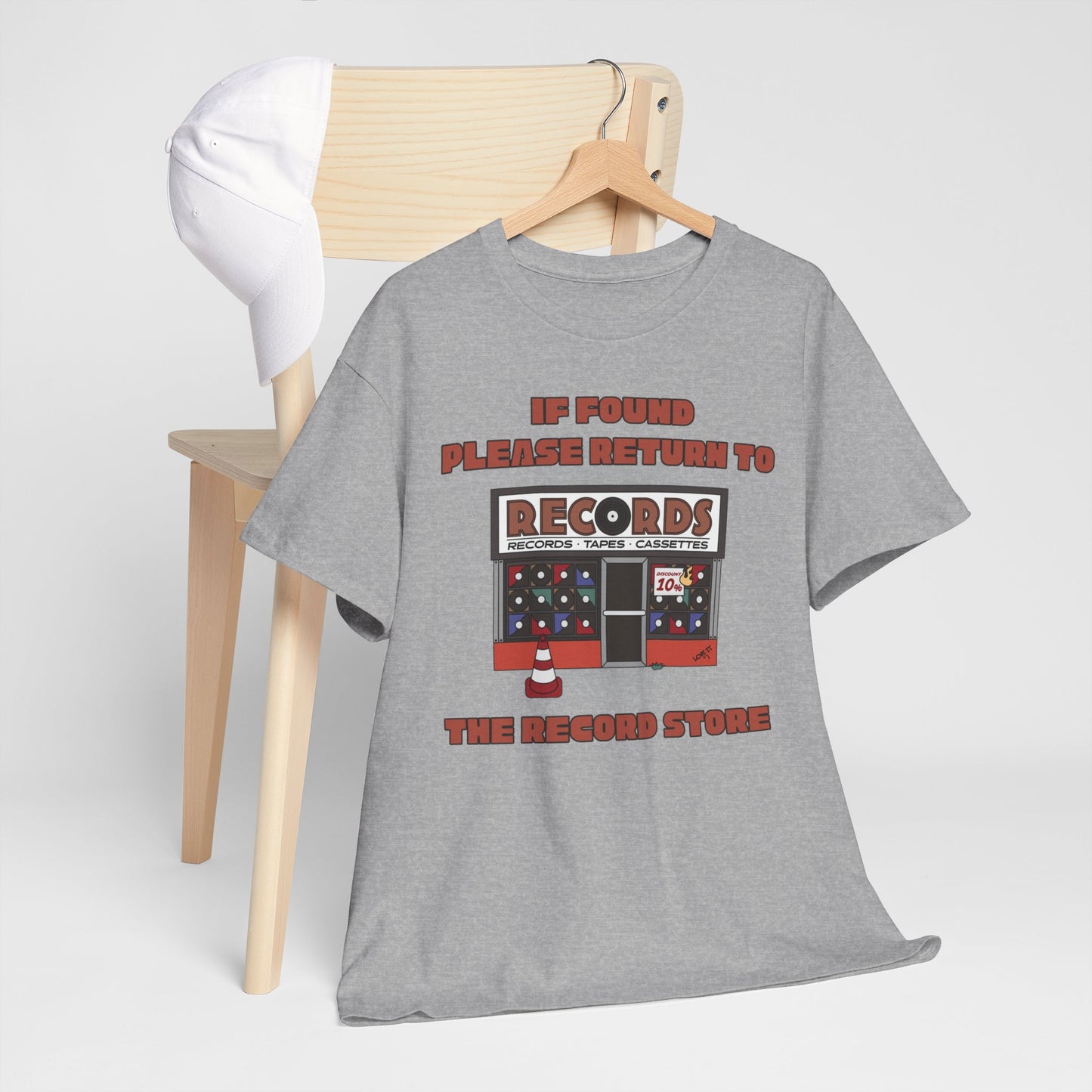 'If Found, Please Return to the Record Store' Men's T-Shirt