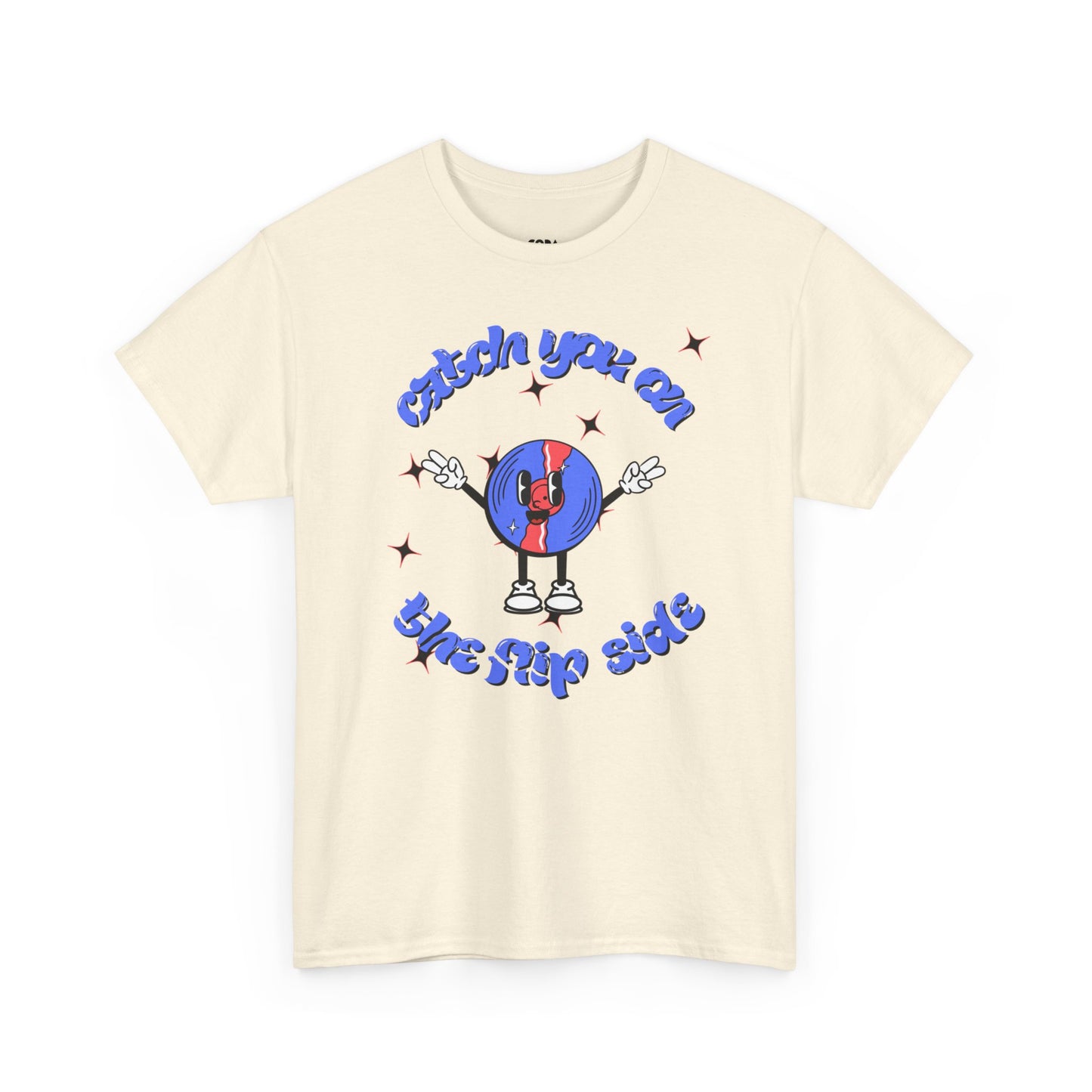 'Catch You On The Flip Side' Men's Vinyl T-Shirt