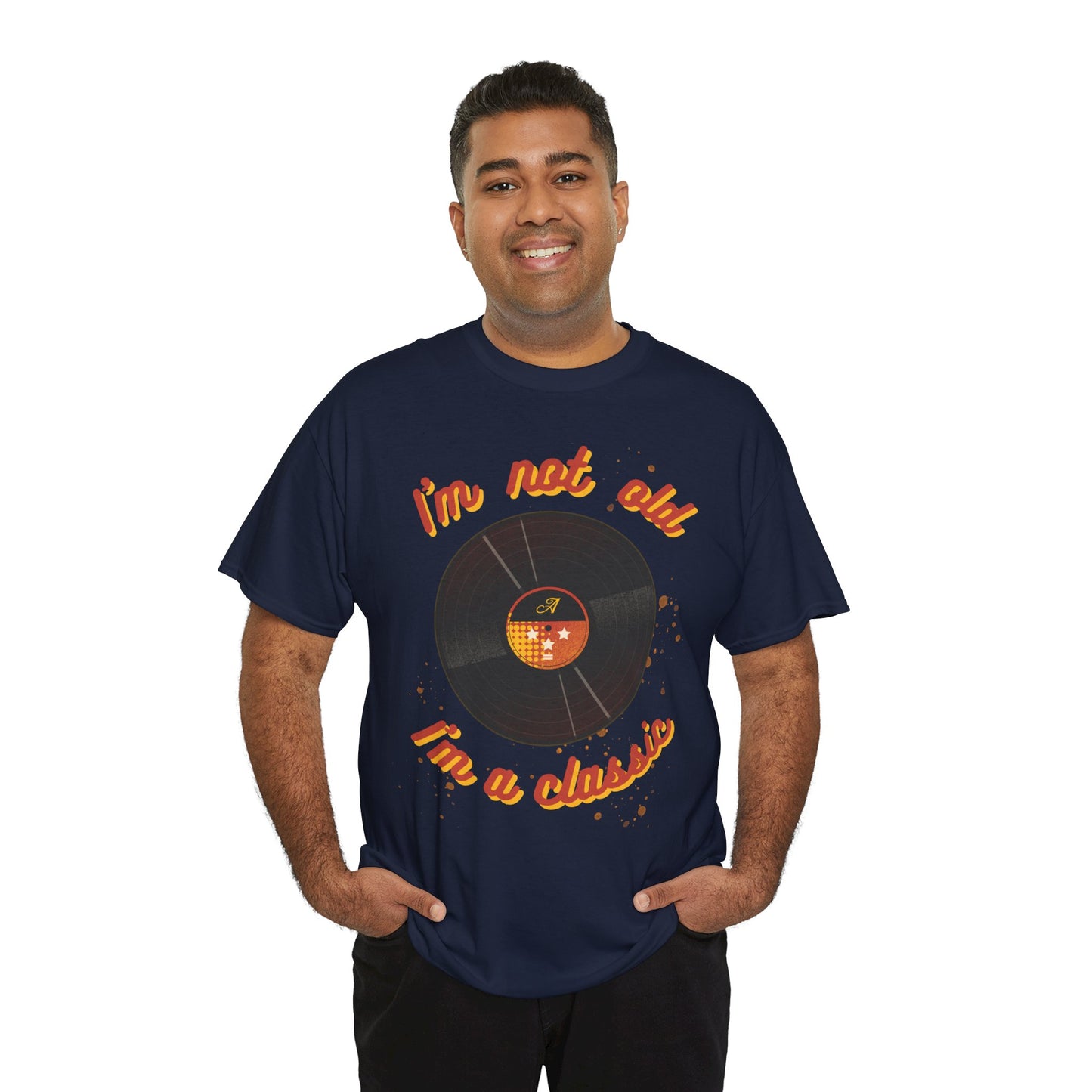 'I'm Not Old, I'm a Classic' Men's Vinyl Record T-Shirt