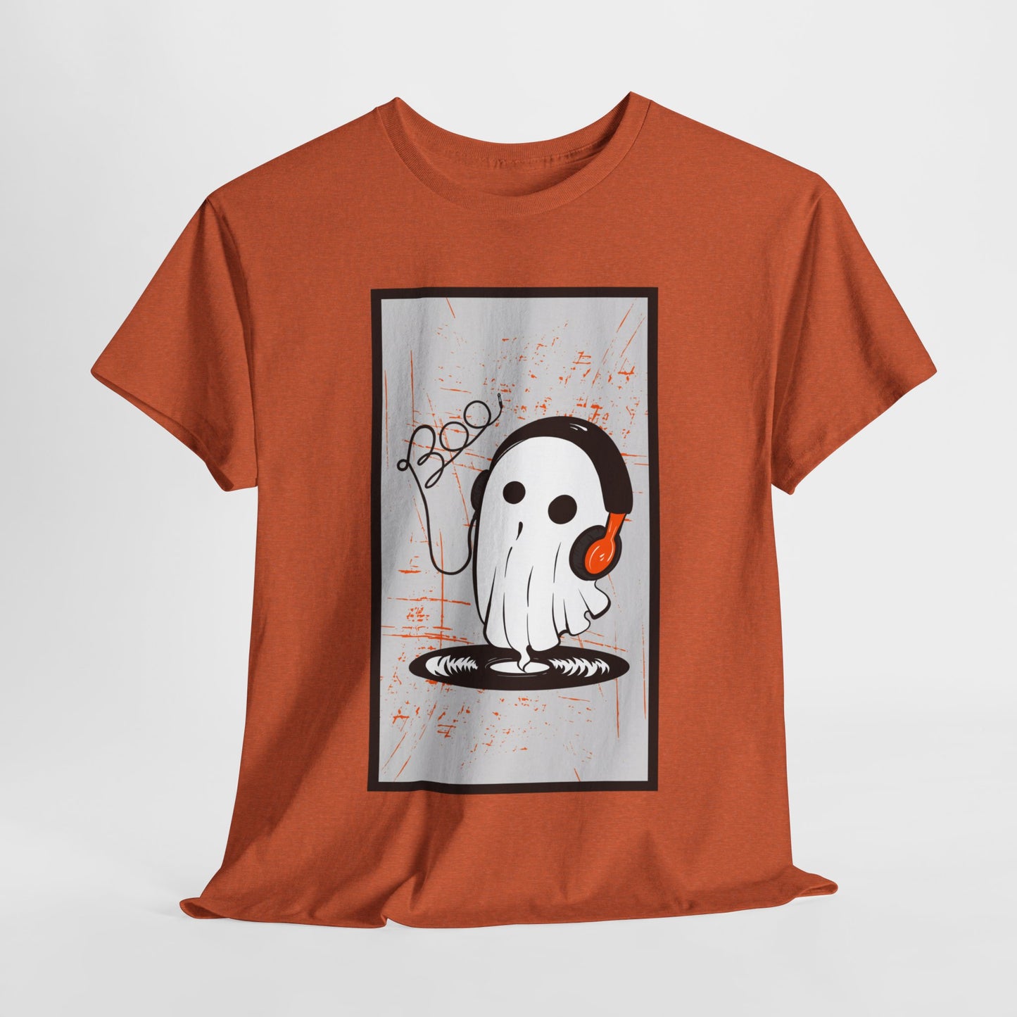 Halloween Ghost Men's Vinyl T-Shirt