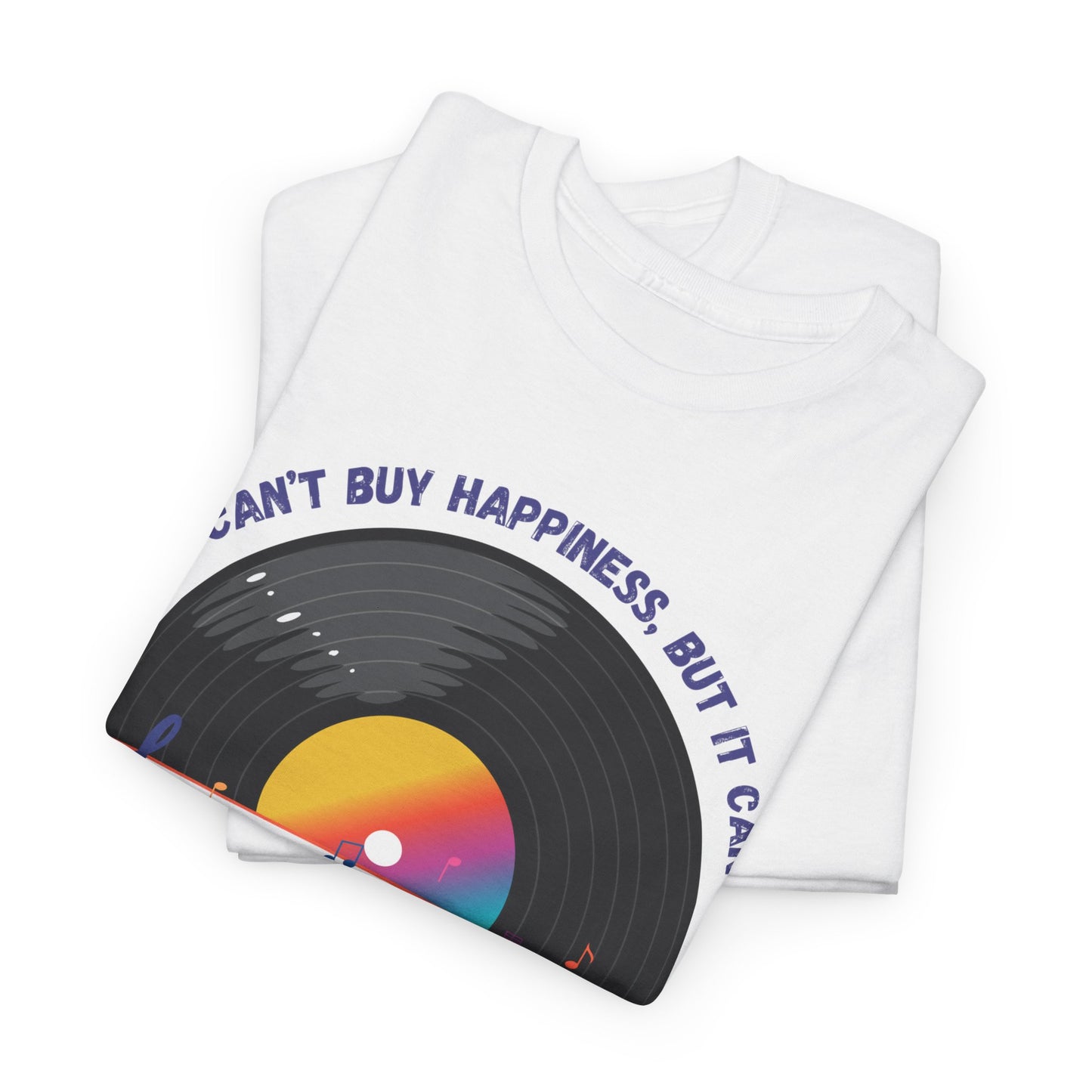 'Money Can't Buy Happiness, But It Can Buy Vinyl' Men's T-Shirt