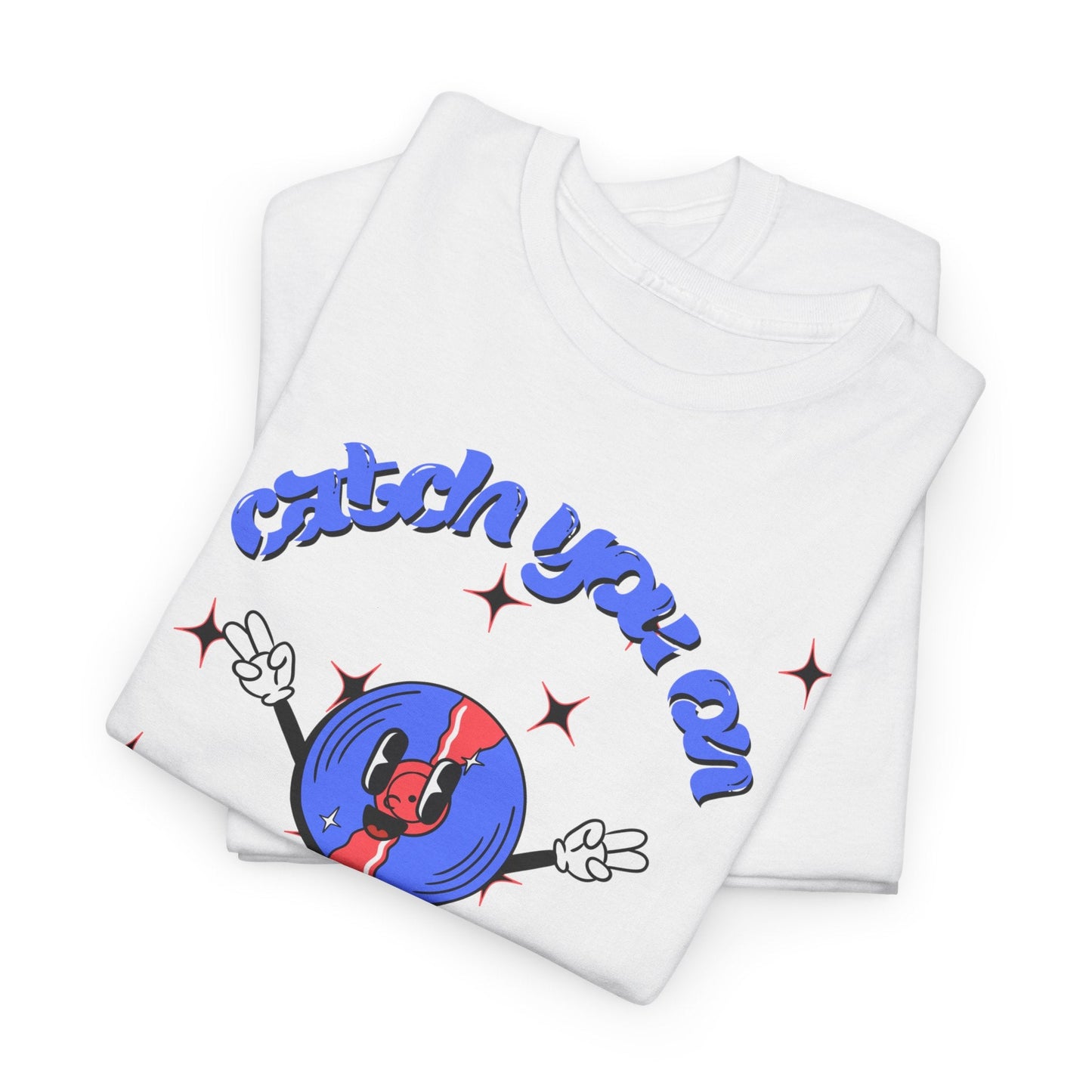 'Catch You On The Flip Side' Men's T-Shirt (White, Size XL)