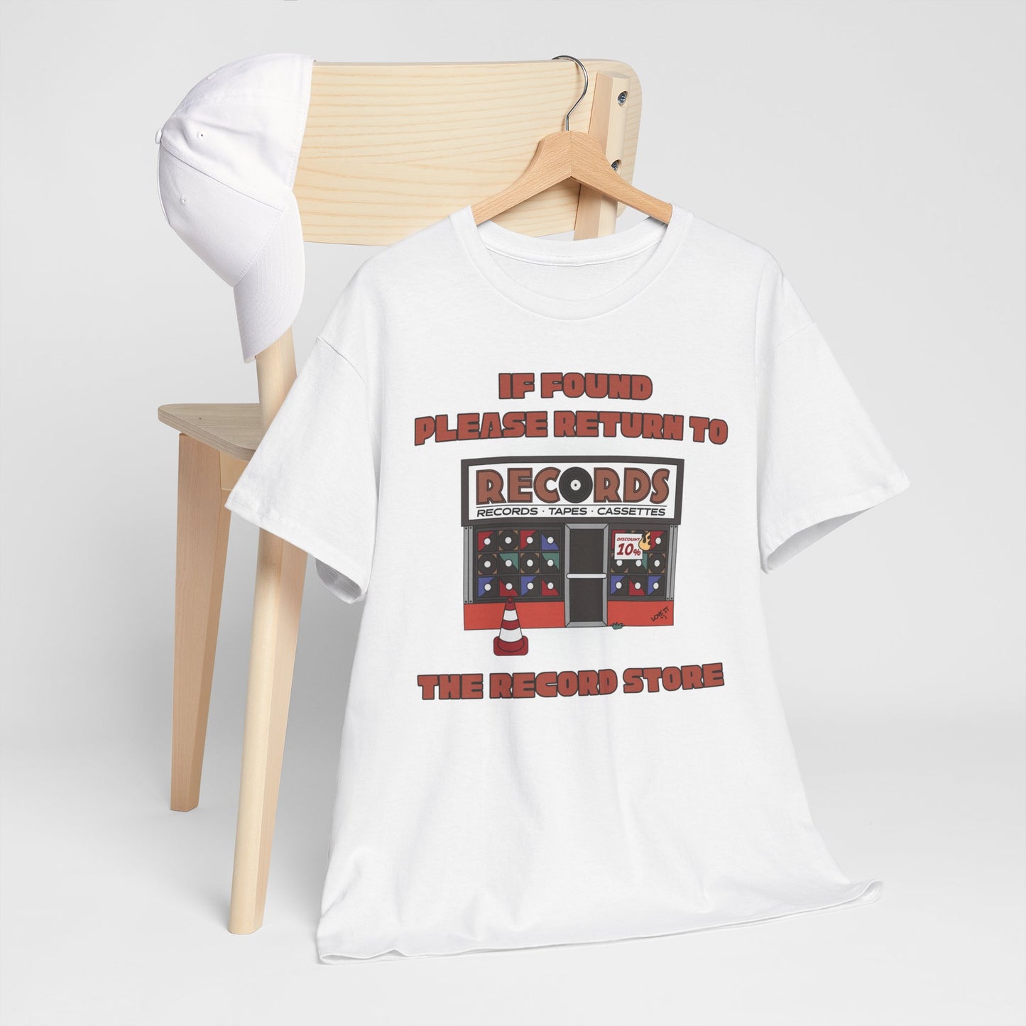 'If Found, Please Return to the Record Store' Men's T-Shirt