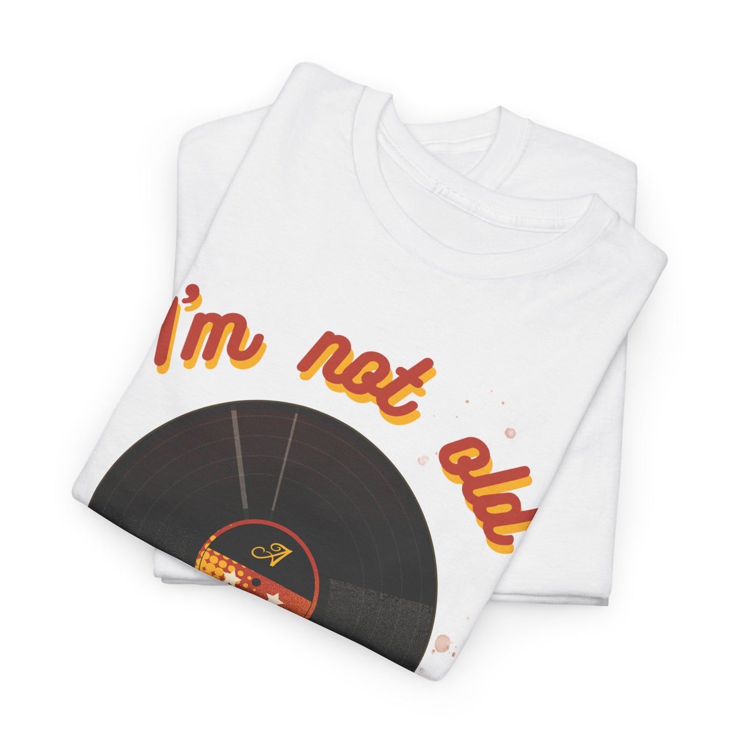 'I'm Not Old, I'm a Classic' Men's Vinyl Record T-Shirt