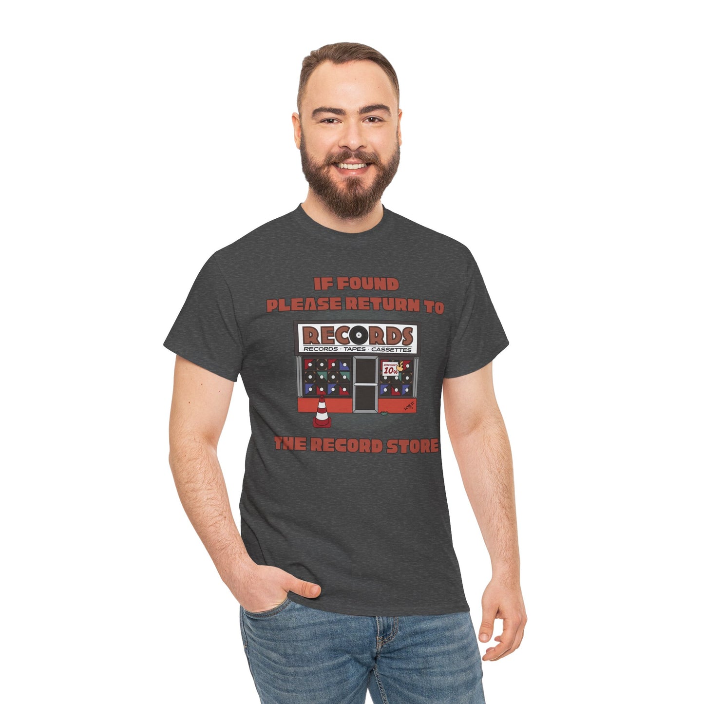 'If Found, Please Return to the Record Store' Men's T-Shirt