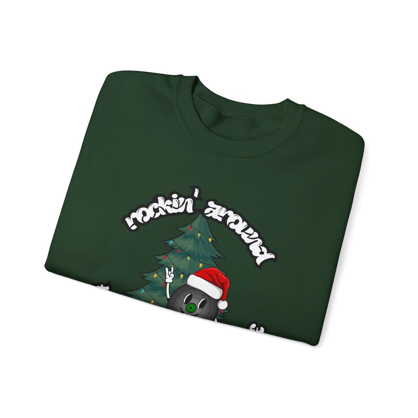 "Rockin' Around The Christmas Tree" Vinyl Record Sweatshirt