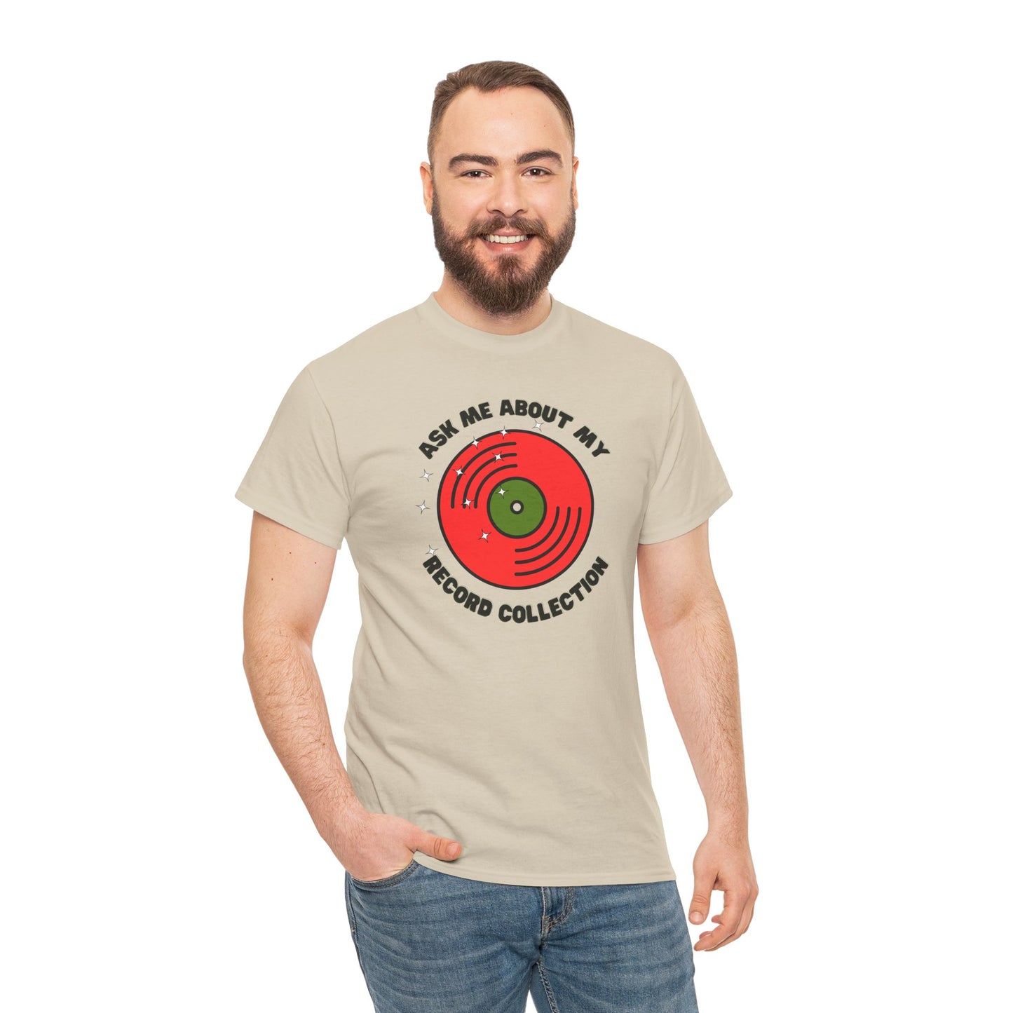 'Ask Me About My Record Collection' Men's T-Shirt