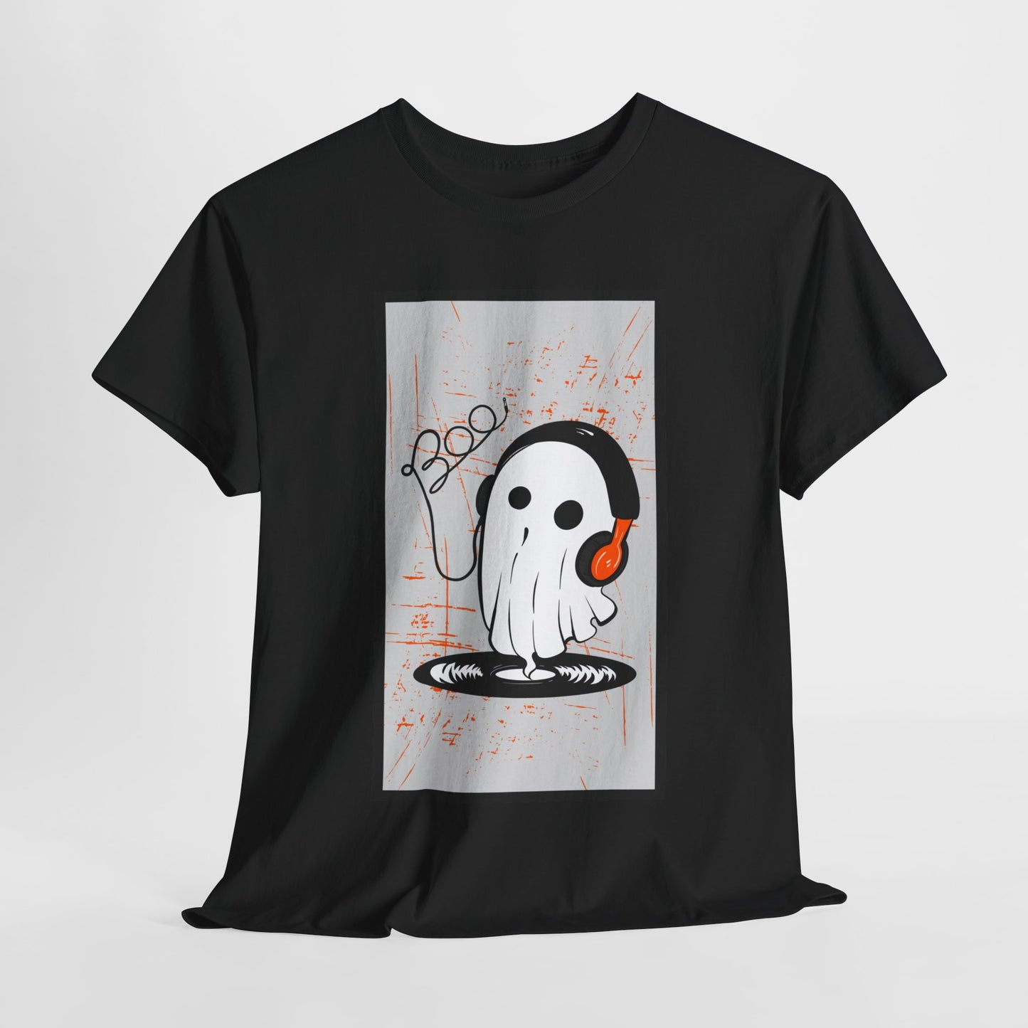 Halloween Ghost Men's Vinyl T-Shirt