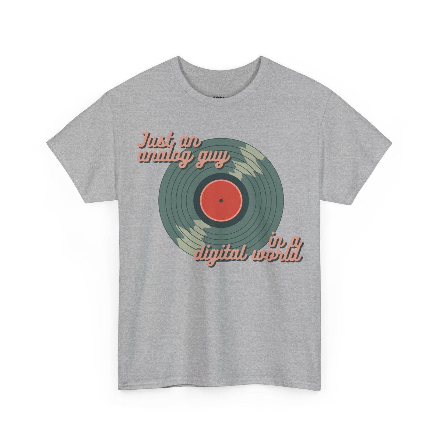 'Just an Analog Guy, In a Digital World' Men's T-Shirt