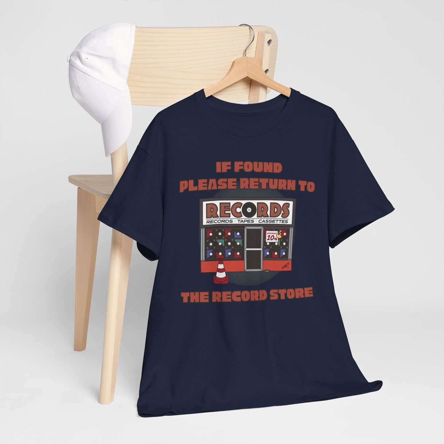 'If Found, Please Return to the Record Store' Men's T-Shirt