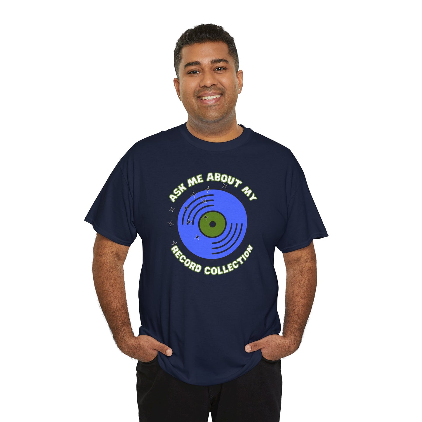 'Ask Me About My Record Collection' Men's T-Shirt