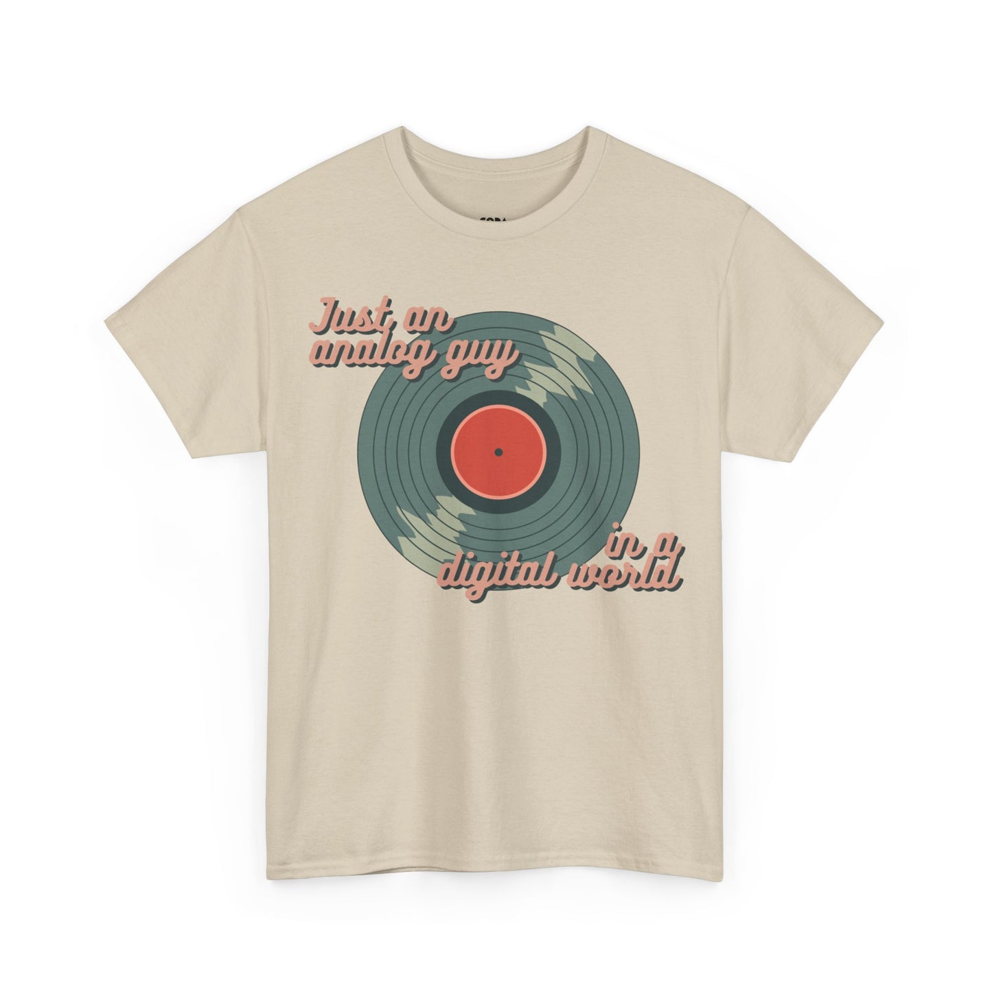 'Just an Analog Guy, In a Digital World' Men's T-Shirt