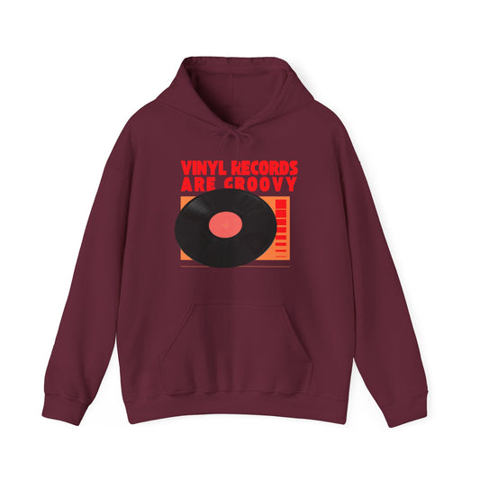 'Vinyl Records Are Groovy' Men's Hoodie