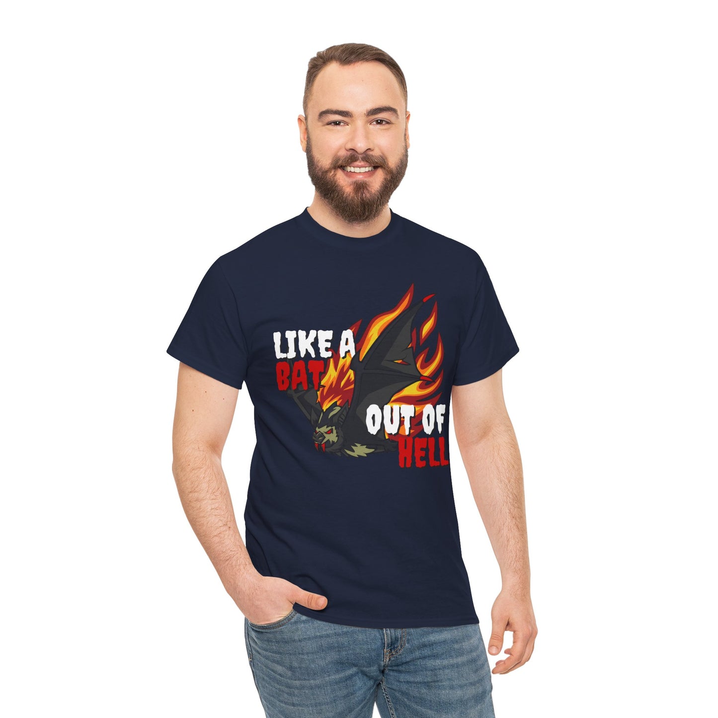 'Like a Bat Out of Hell' Men's Halloween T-Shirt