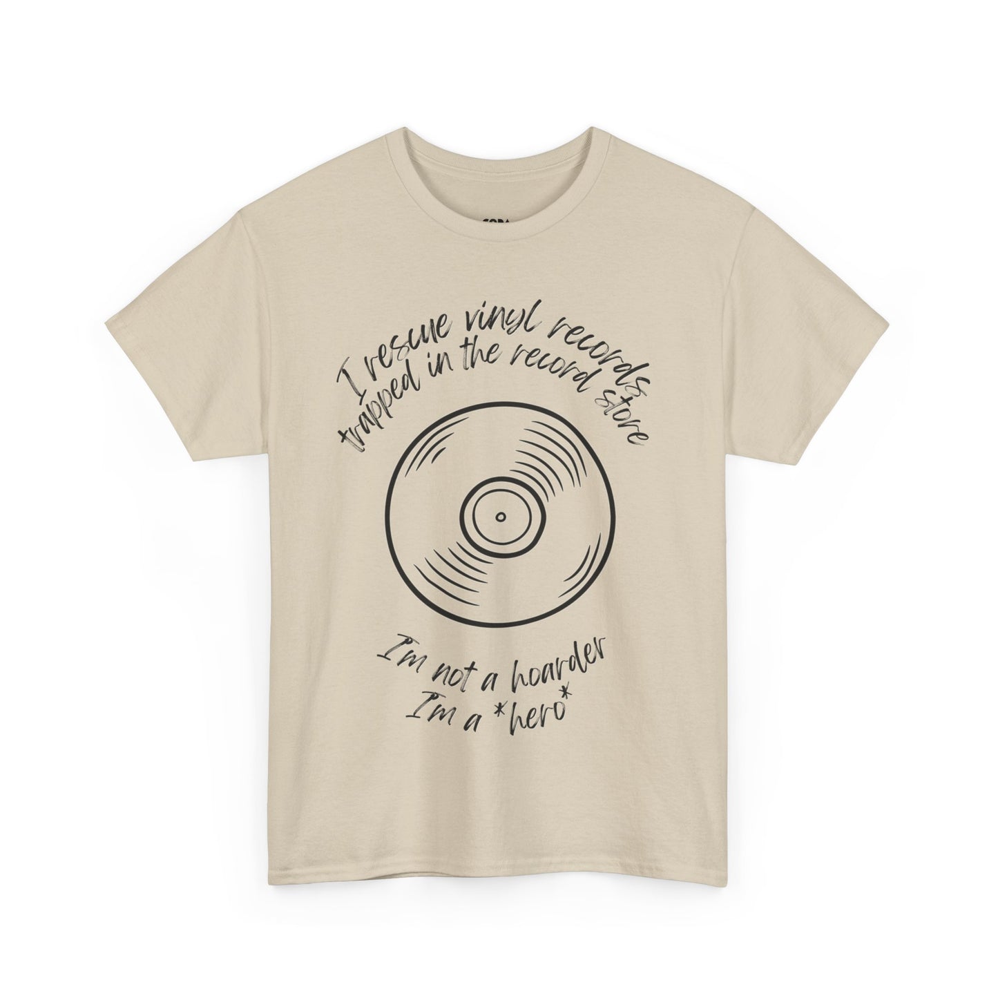 'I'm Not a Hoarder, I'm a Hero' Men's Vinyl T-Shirt