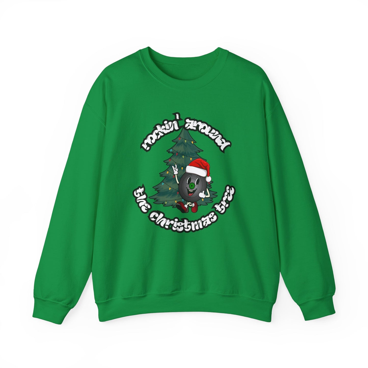 "Rockin' Around The Christmas Tree" Vinyl Record Sweatshirt