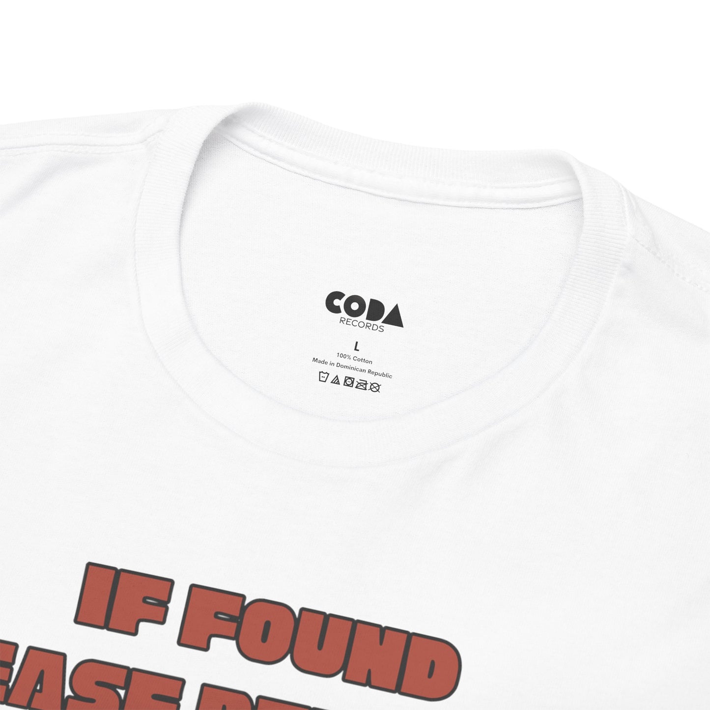 'If Found, Please Return to the Record Store' Men's T-Shirt