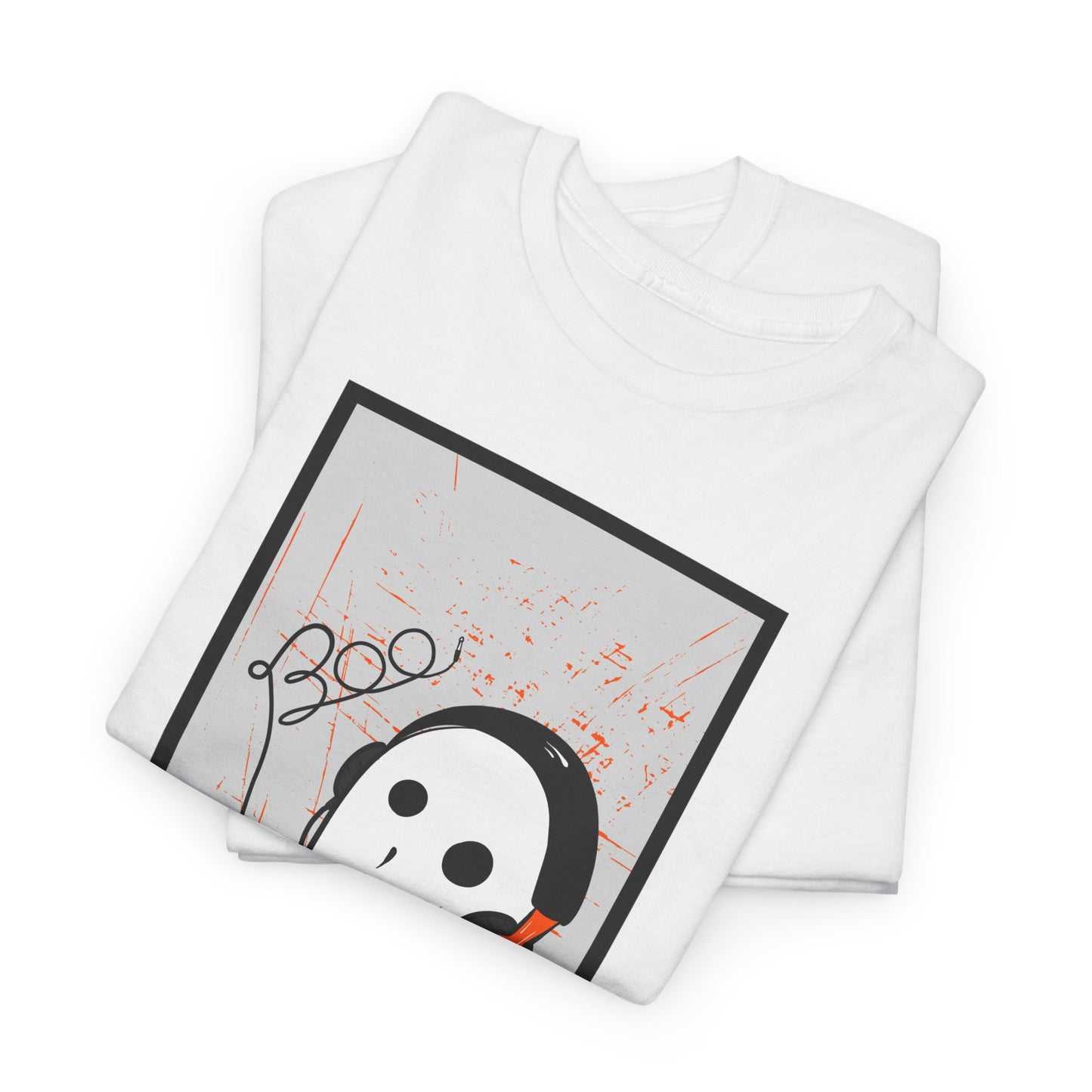 Halloween Ghost Men's Vinyl T-Shirt