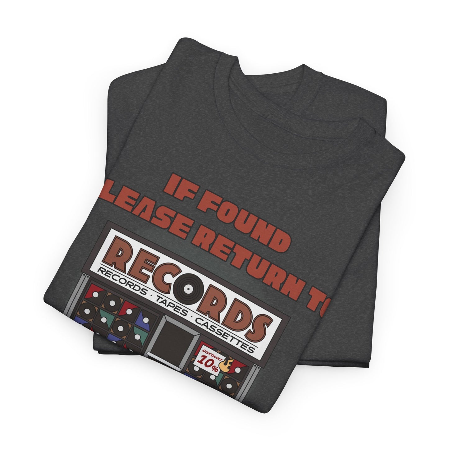 'If Found, Please Return to the Record Store' Men's T-Shirt