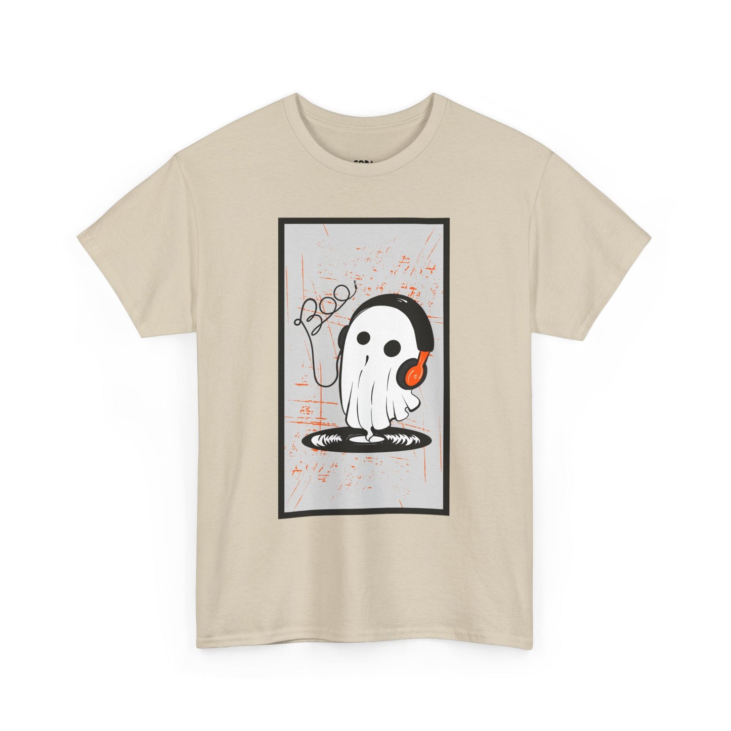 Halloween Ghost Men's Vinyl T-Shirt