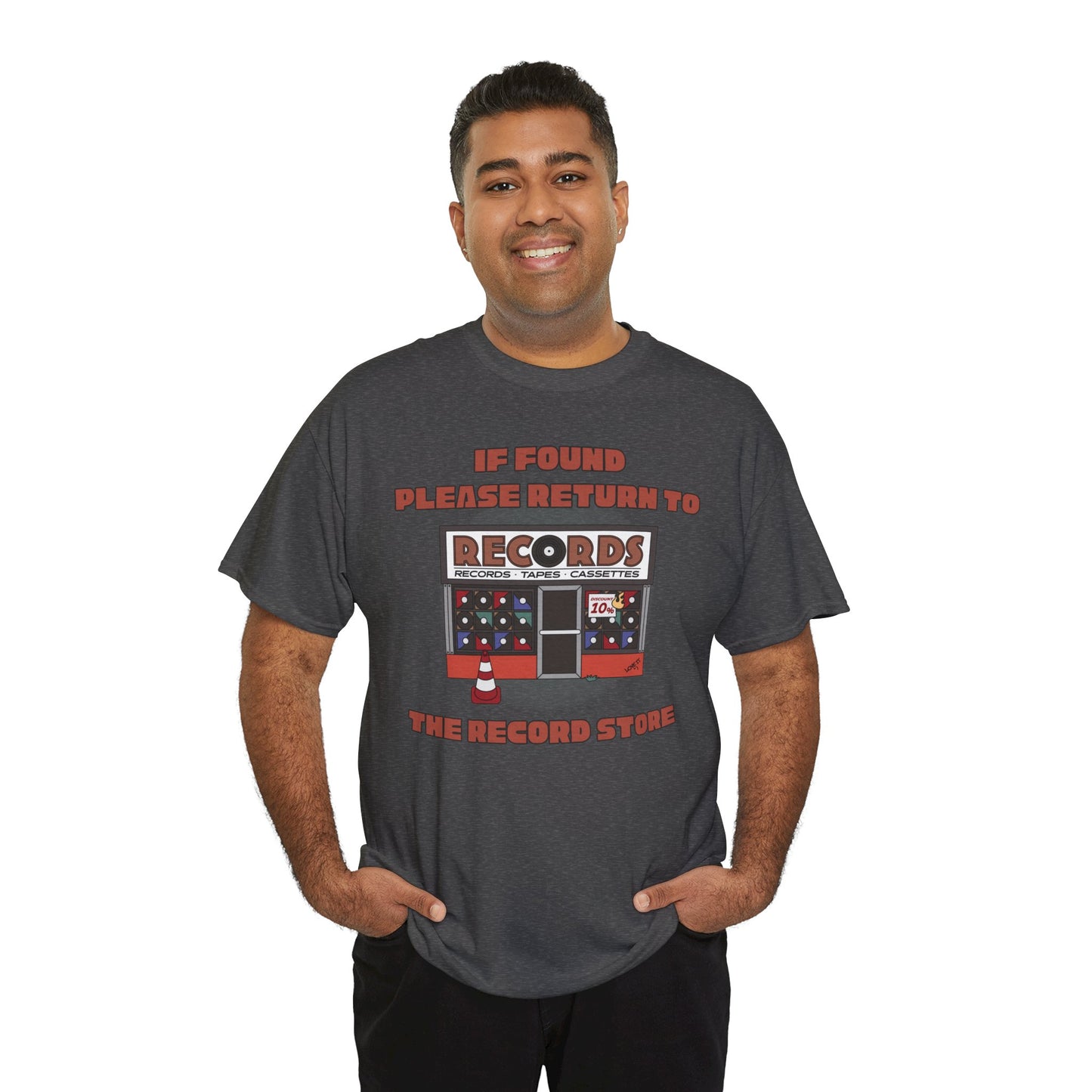 'If Found, Please Return to the Record Store' Men's T-Shirt