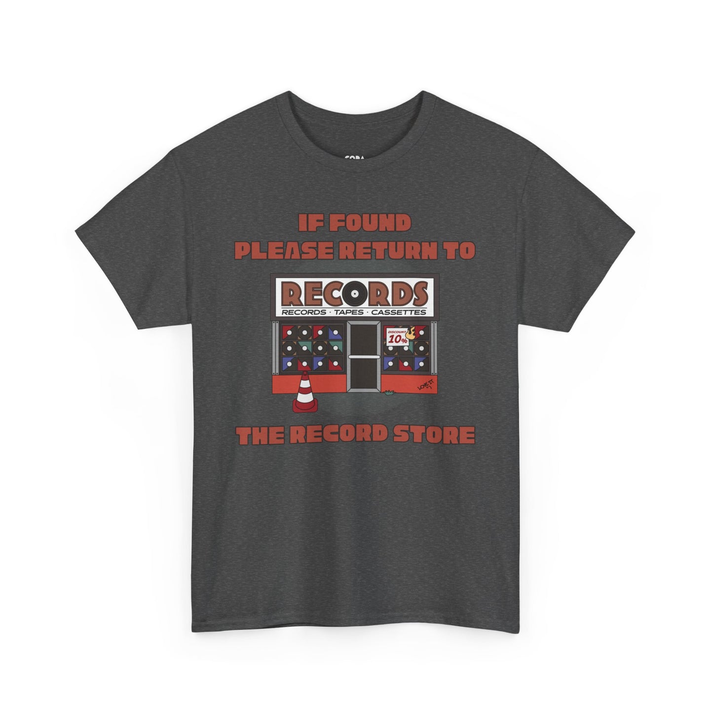 'If Found, Please Return to the Record Store' Men's T-Shirt