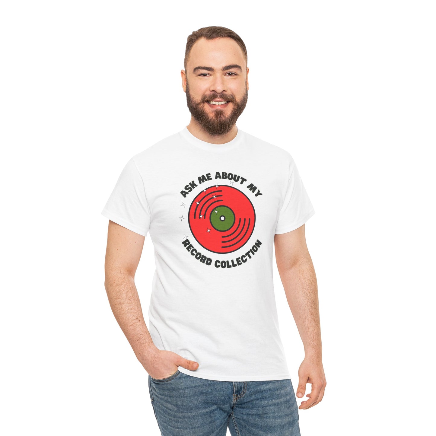 'Ask Me About My Record Collection' Men's T-Shirt