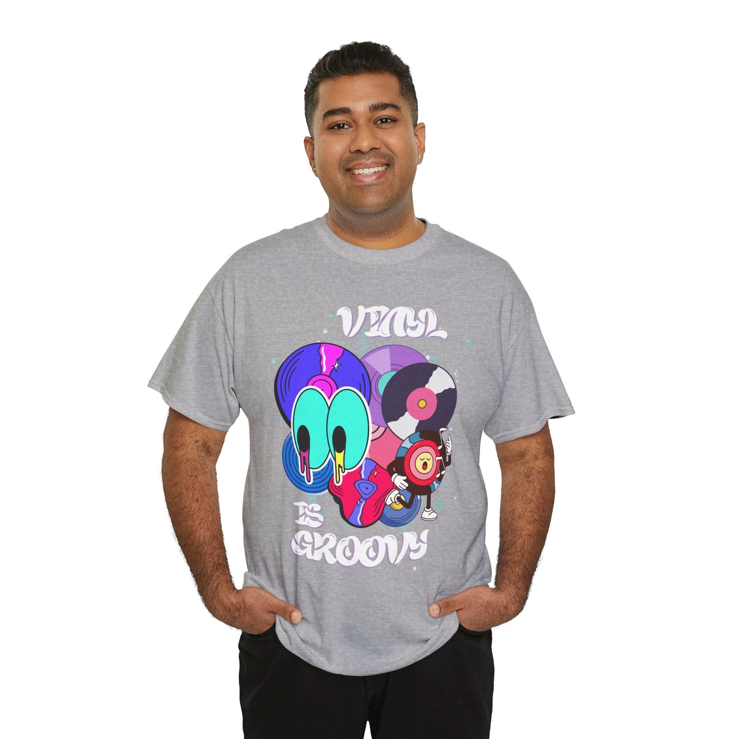 'Vinyl Is Groovy' Men's T-Shirt