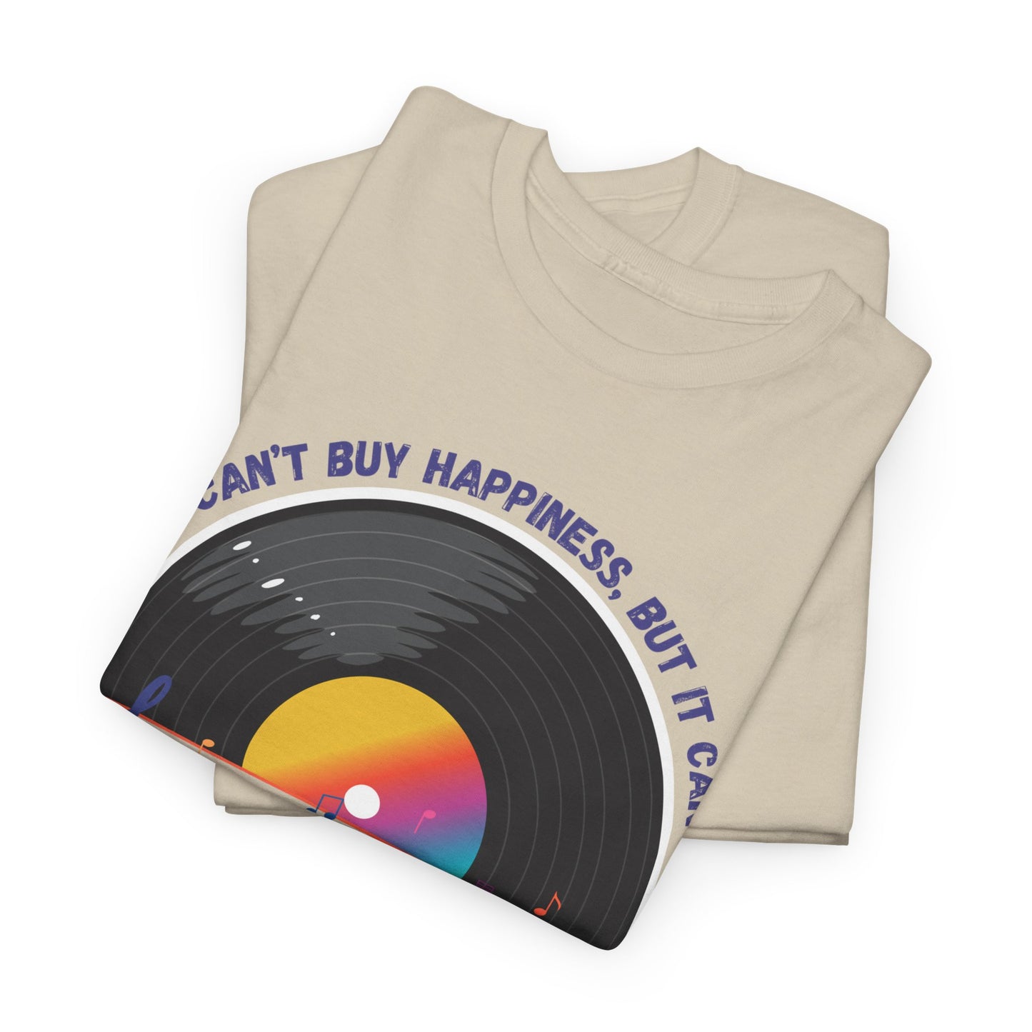 'Money Can't Buy Happiness, But It Can Buy Vinyl' Men's T-Shirt