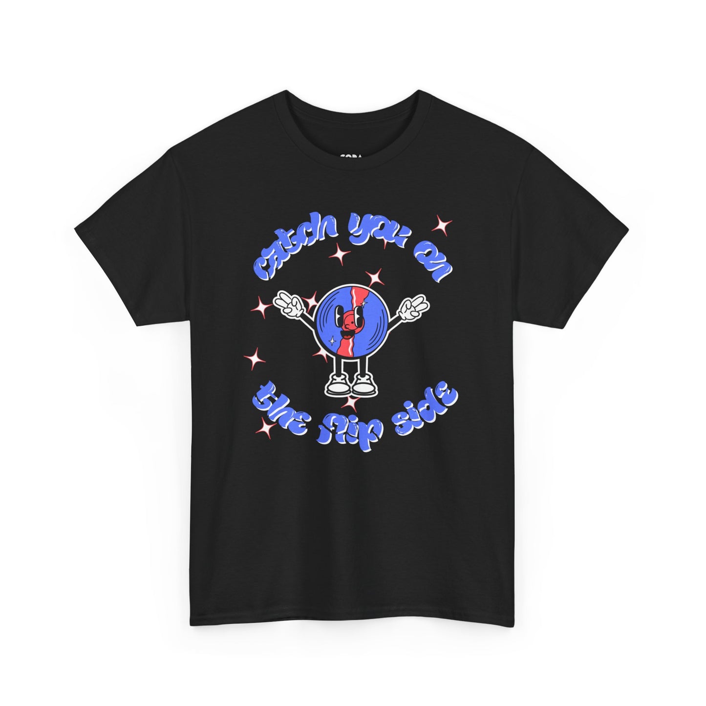 'Catch You On The Flip Side' Men's Vinyl T-Shirt