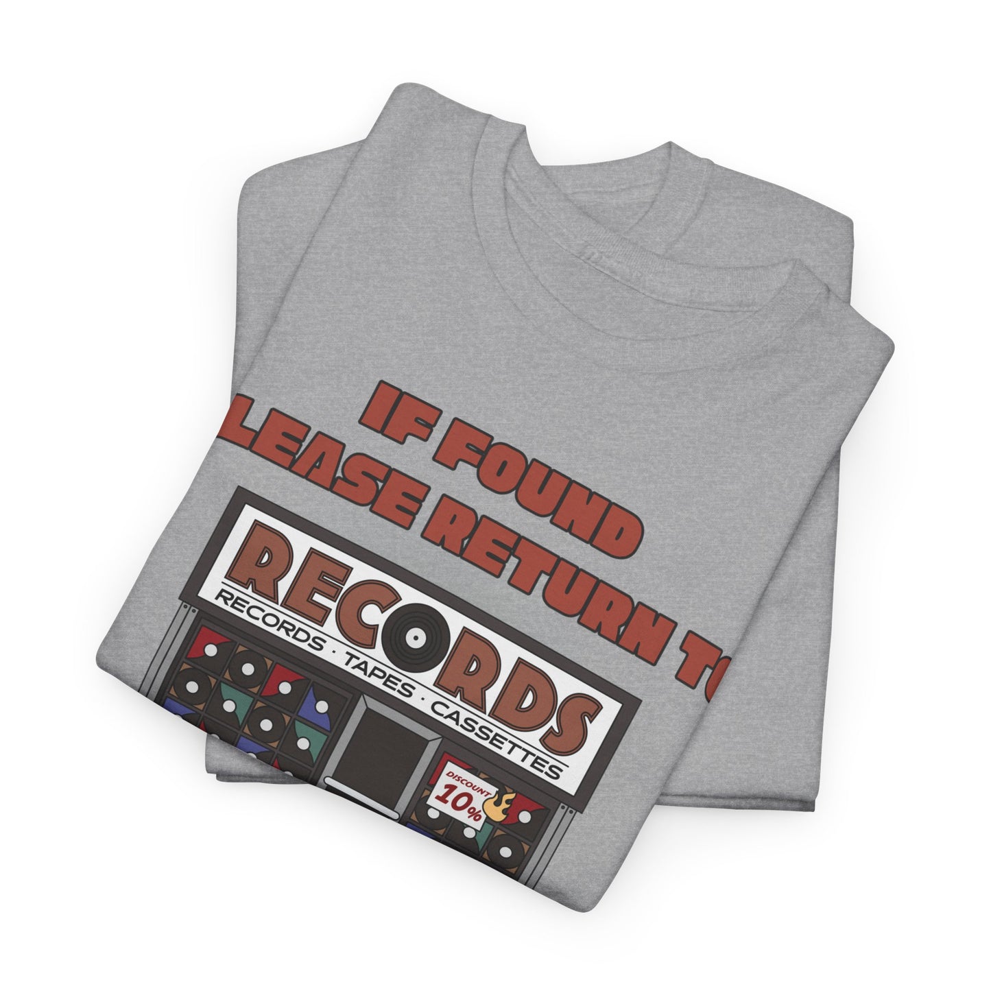 'If Found, Please Return to the Record Store' Men's T-Shirt