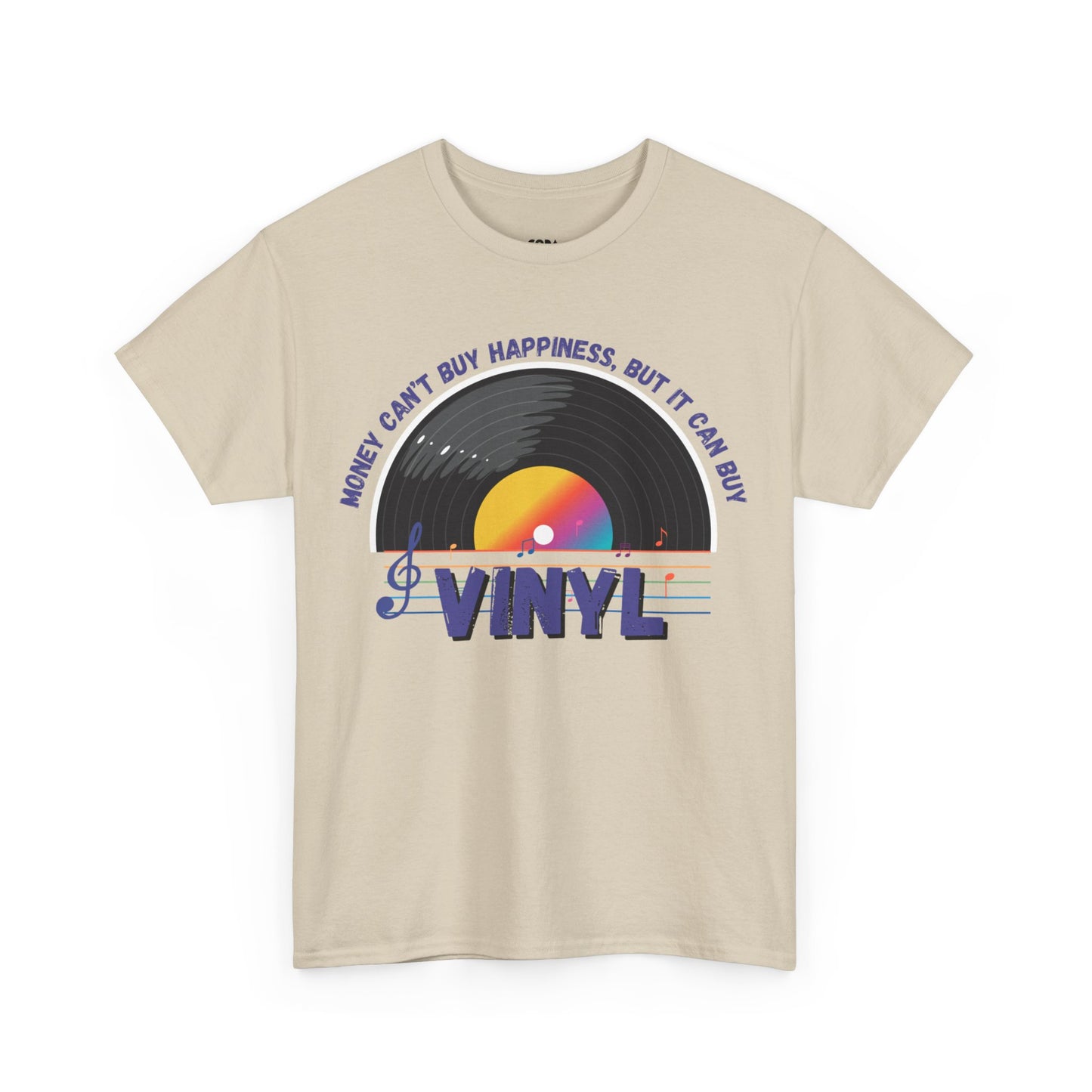 'Money Can't Buy Happiness, But It Can Buy Vinyl' Men's T-Shirt