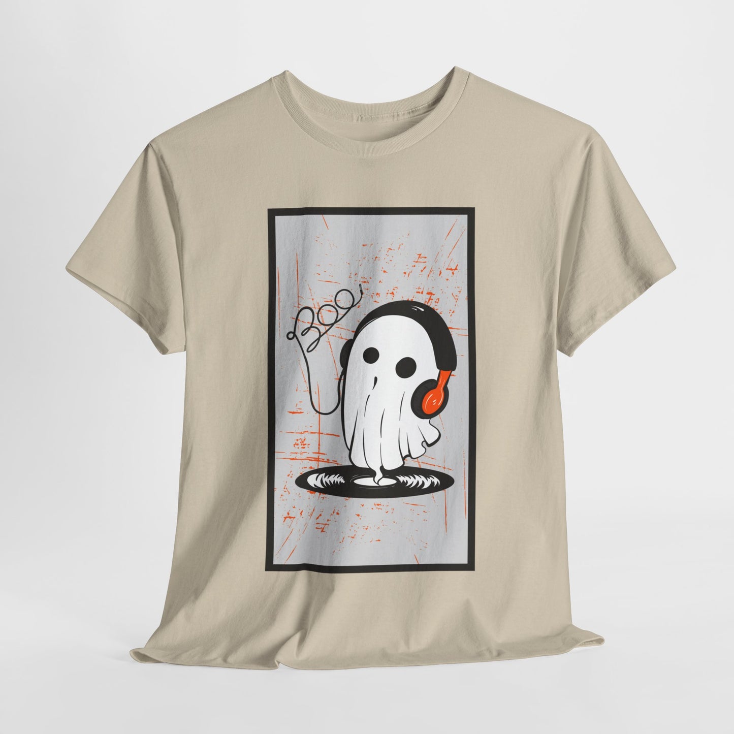 Halloween Ghost Men's Vinyl T-Shirt