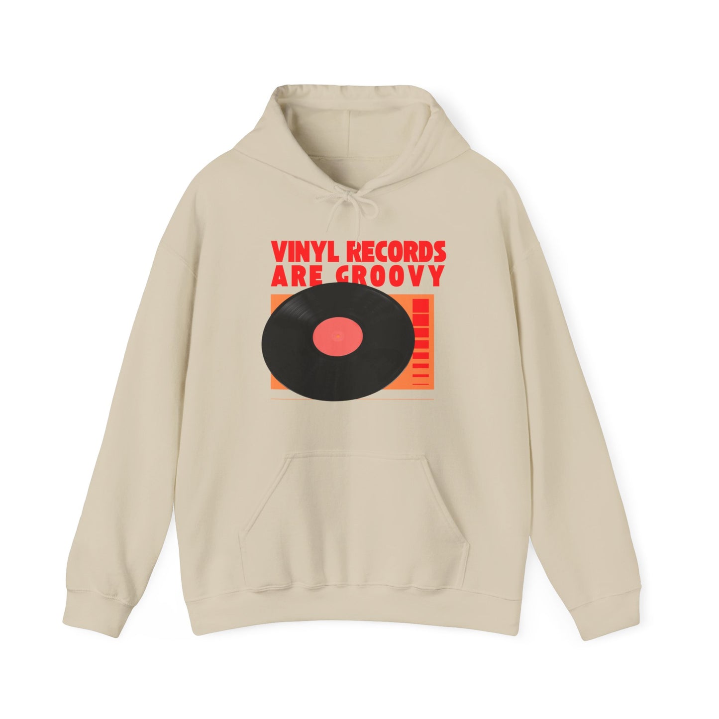 'Vinyl Records Are Groovy' Men's Hoodie