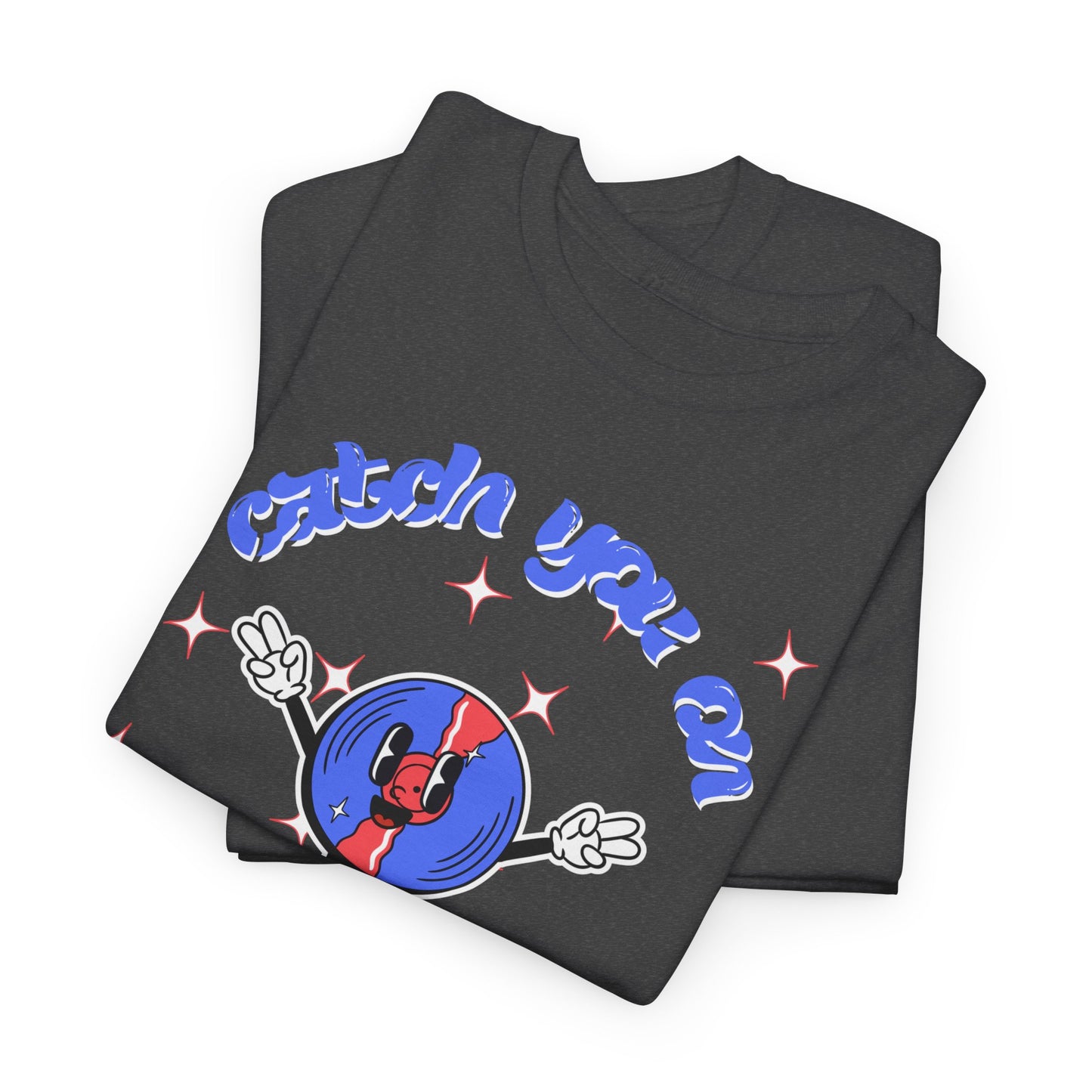 'Catch You On The Flip Side' Men's Vinyl T-Shirt