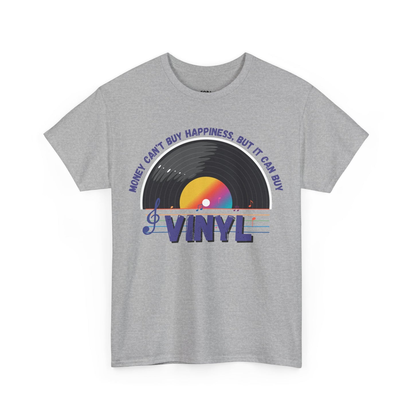 'Money Can't Buy Happiness, But It Can Buy Vinyl' Men's T-Shirt