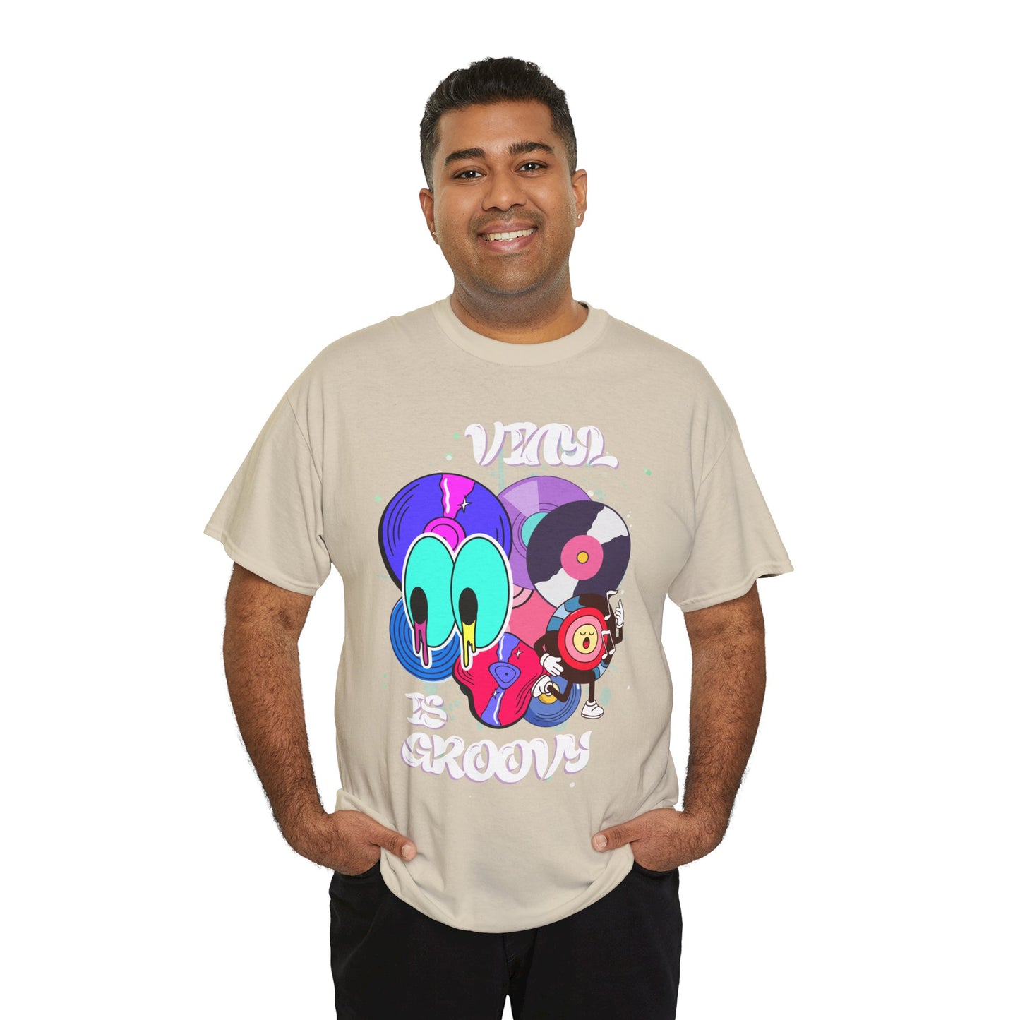 'Vinyl Is Groovy' Men's T-Shirt