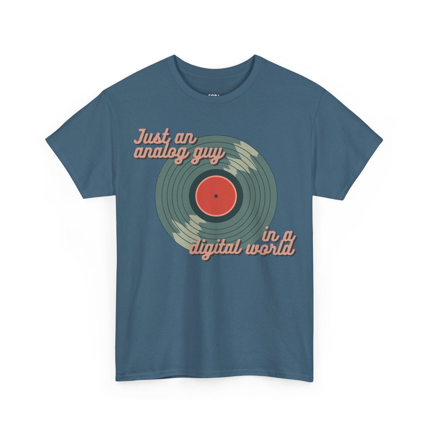 'Just an Analog Guy, In a Digital World' Men's T-Shirt