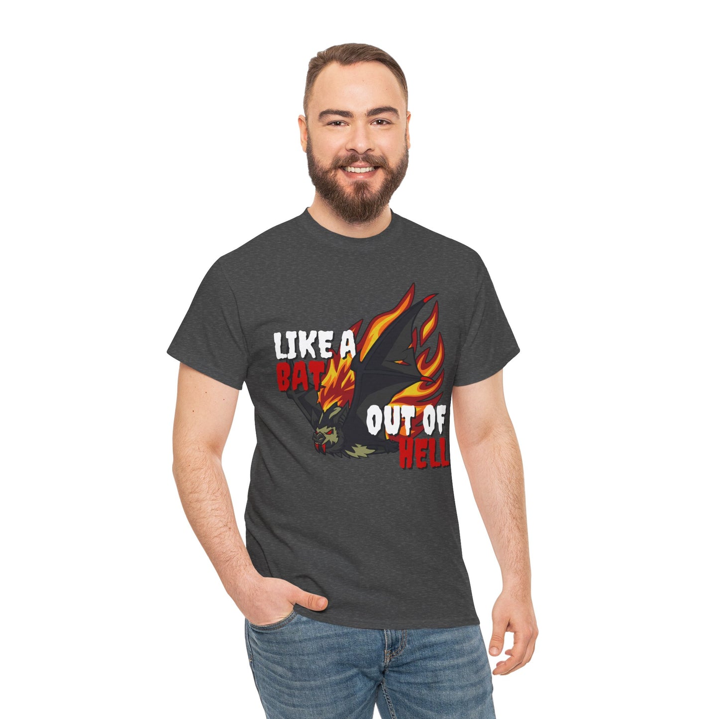 'Like a Bat Out of Hell' Men's Halloween T-Shirt