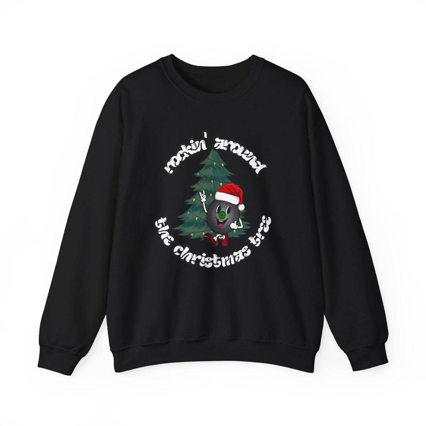 "Rockin' Around The Christmas Tree" Vinyl Record Sweatshirt