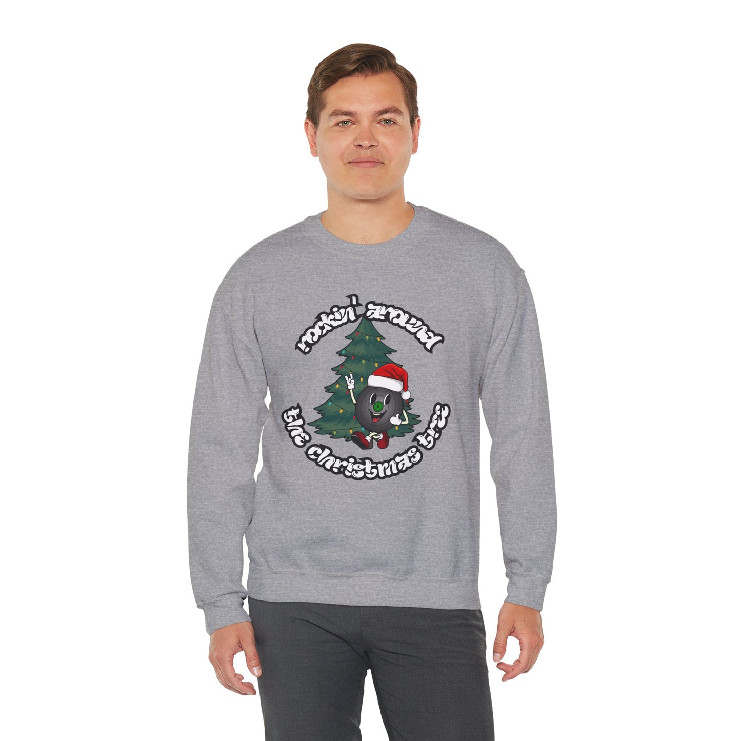 "Rockin' Around The Christmas Tree" Vinyl Record Sweatshirt