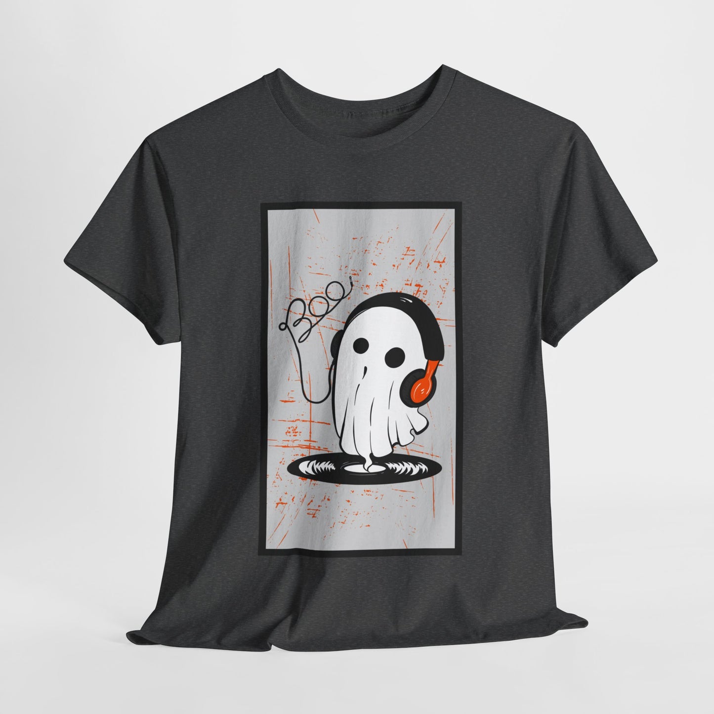 Halloween Ghost Men's Vinyl T-Shirt