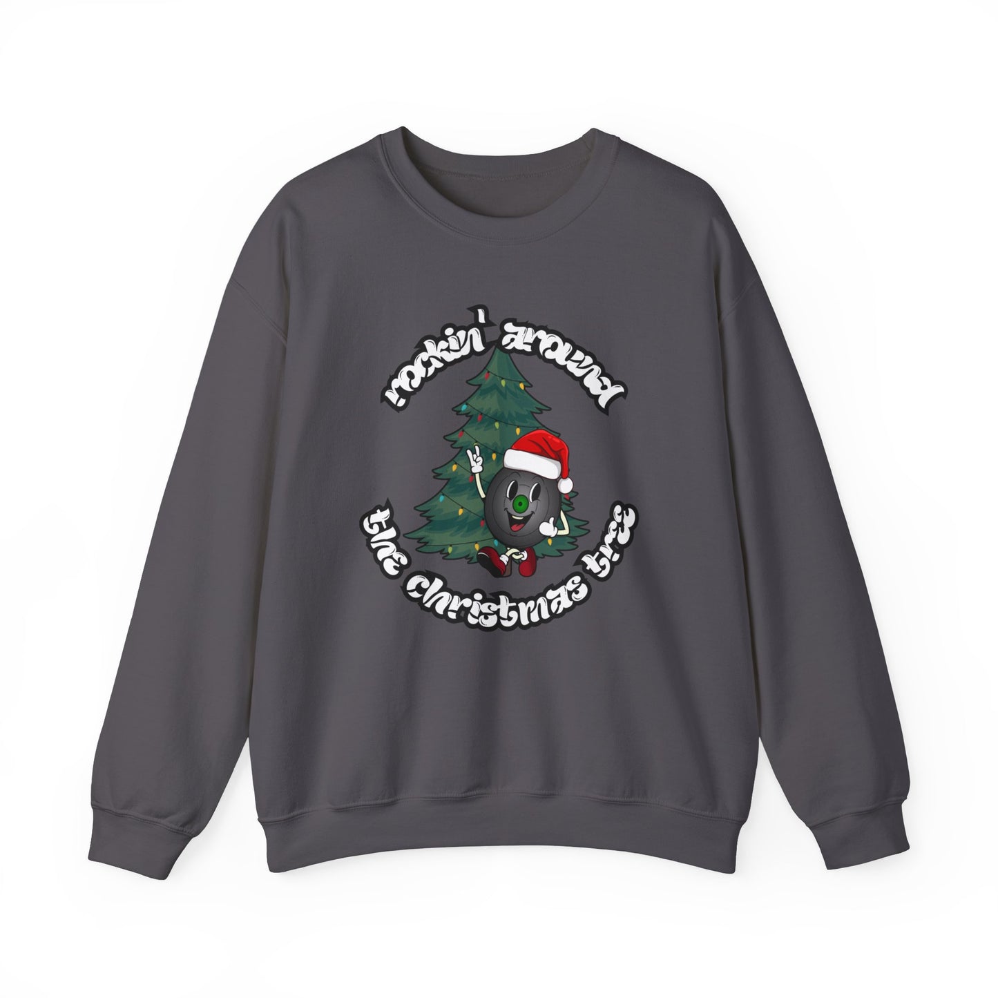 "Rockin' Around The Christmas Tree" Vinyl Record Sweatshirt