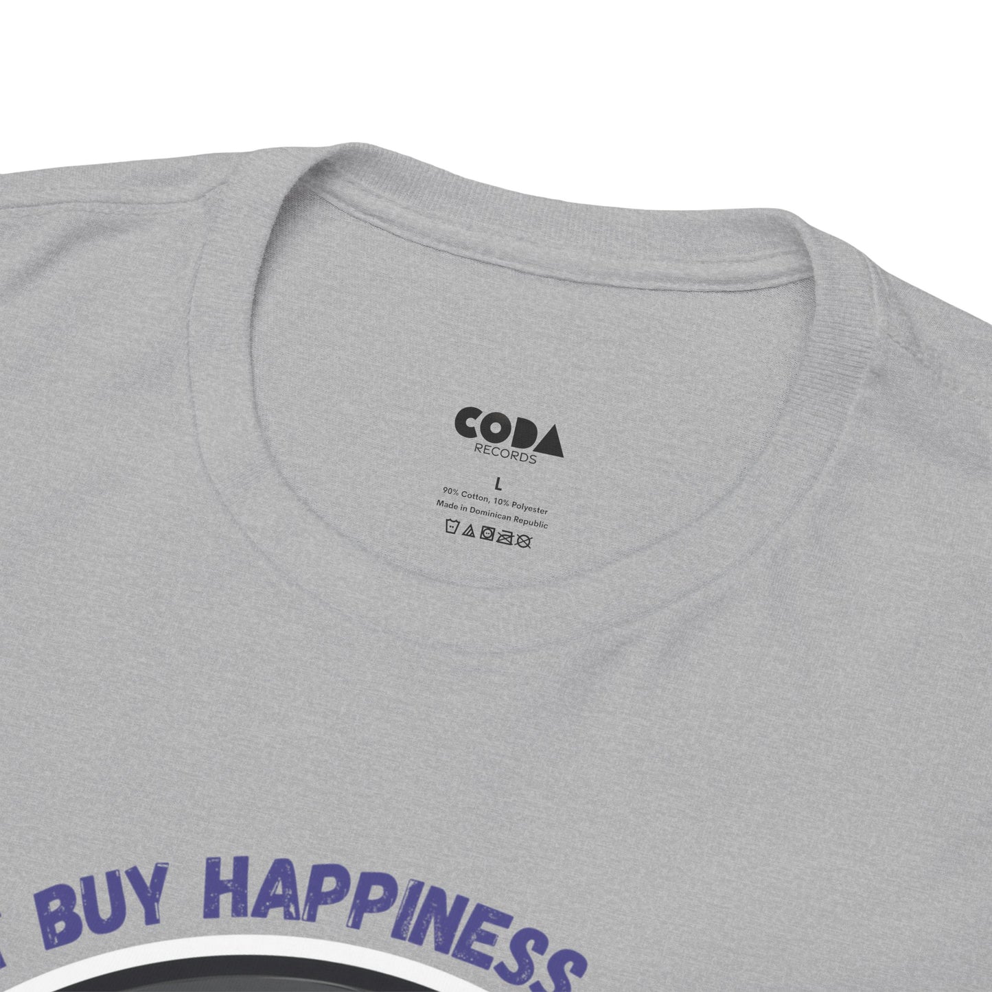 'Money Can't Buy Happiness, But It Can Buy Vinyl' Men's T-Shirt