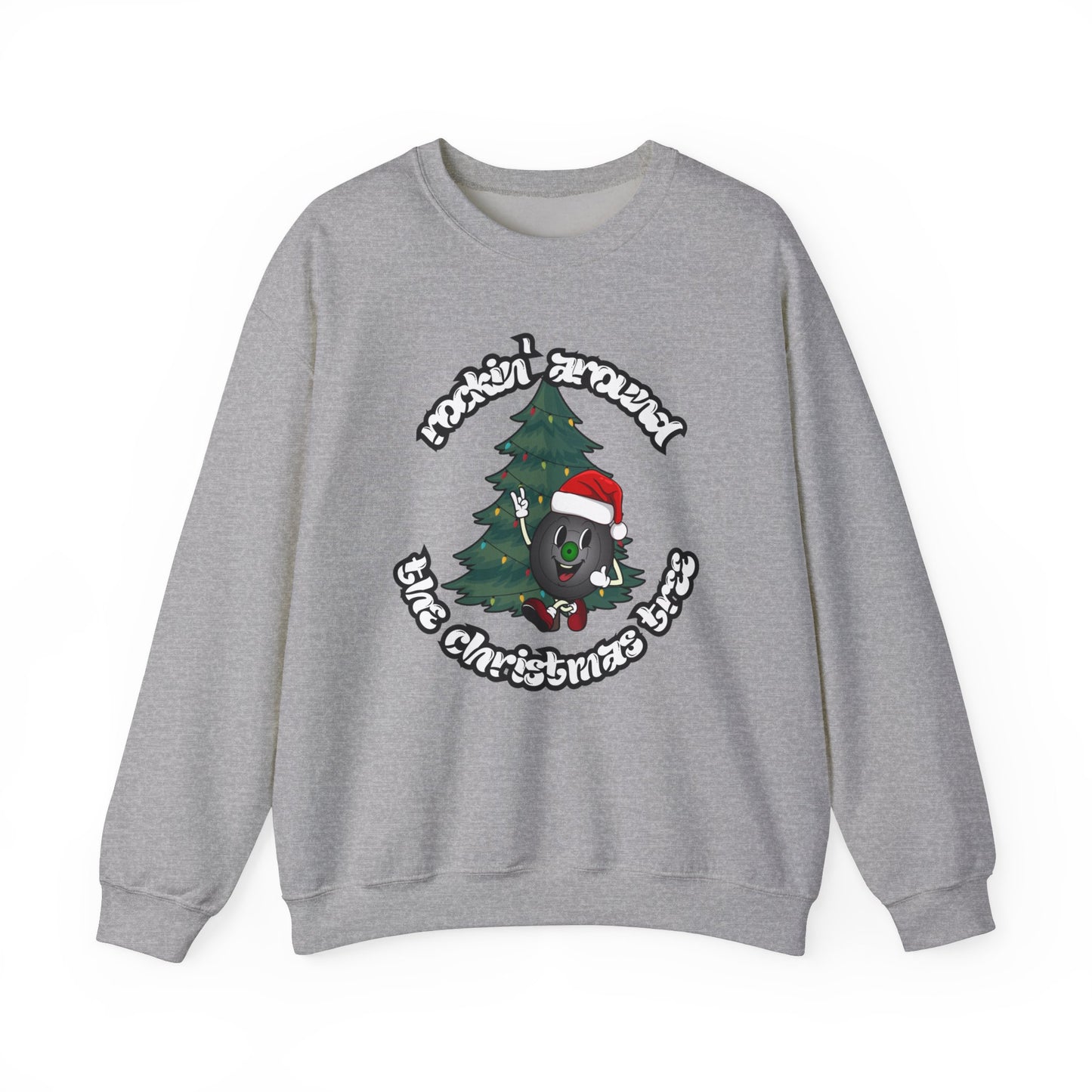 "Rockin' Around The Christmas Tree" Vinyl Record Sweatshirt