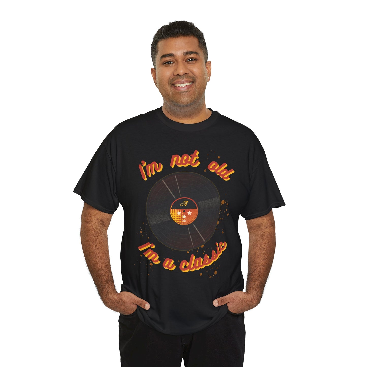 'I'm Not Old, I'm a Classic' Men's Vinyl Record T-Shirt