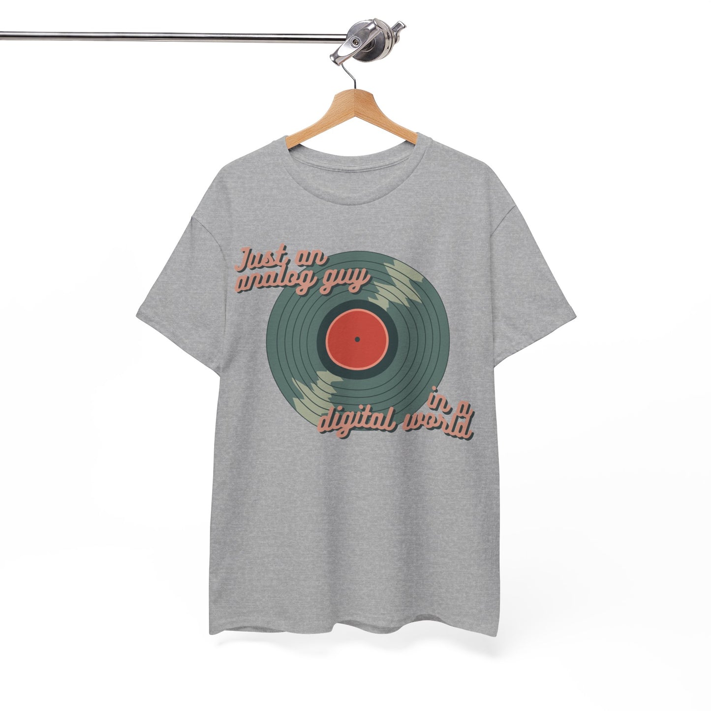 'Just an Analog Guy, In a Digital World' Men's T-Shirt