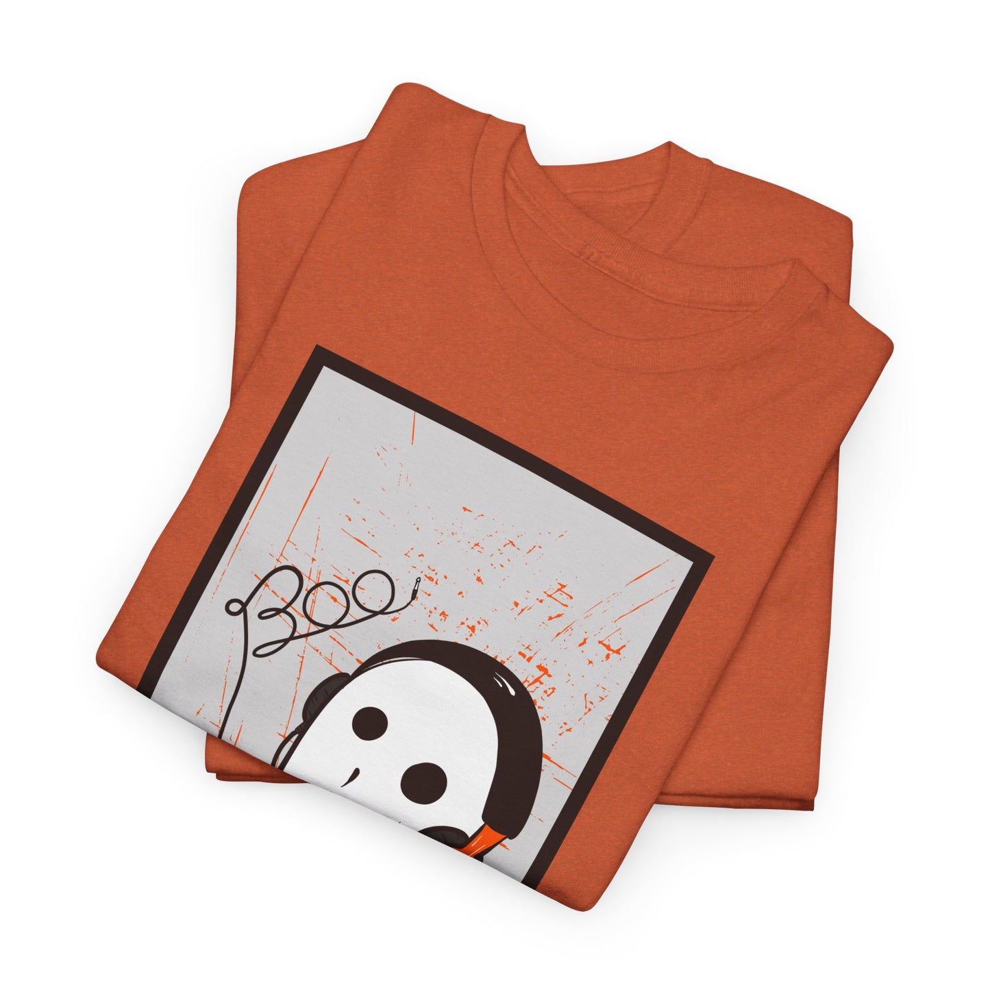 Halloween Ghost Men's Vinyl T-Shirt