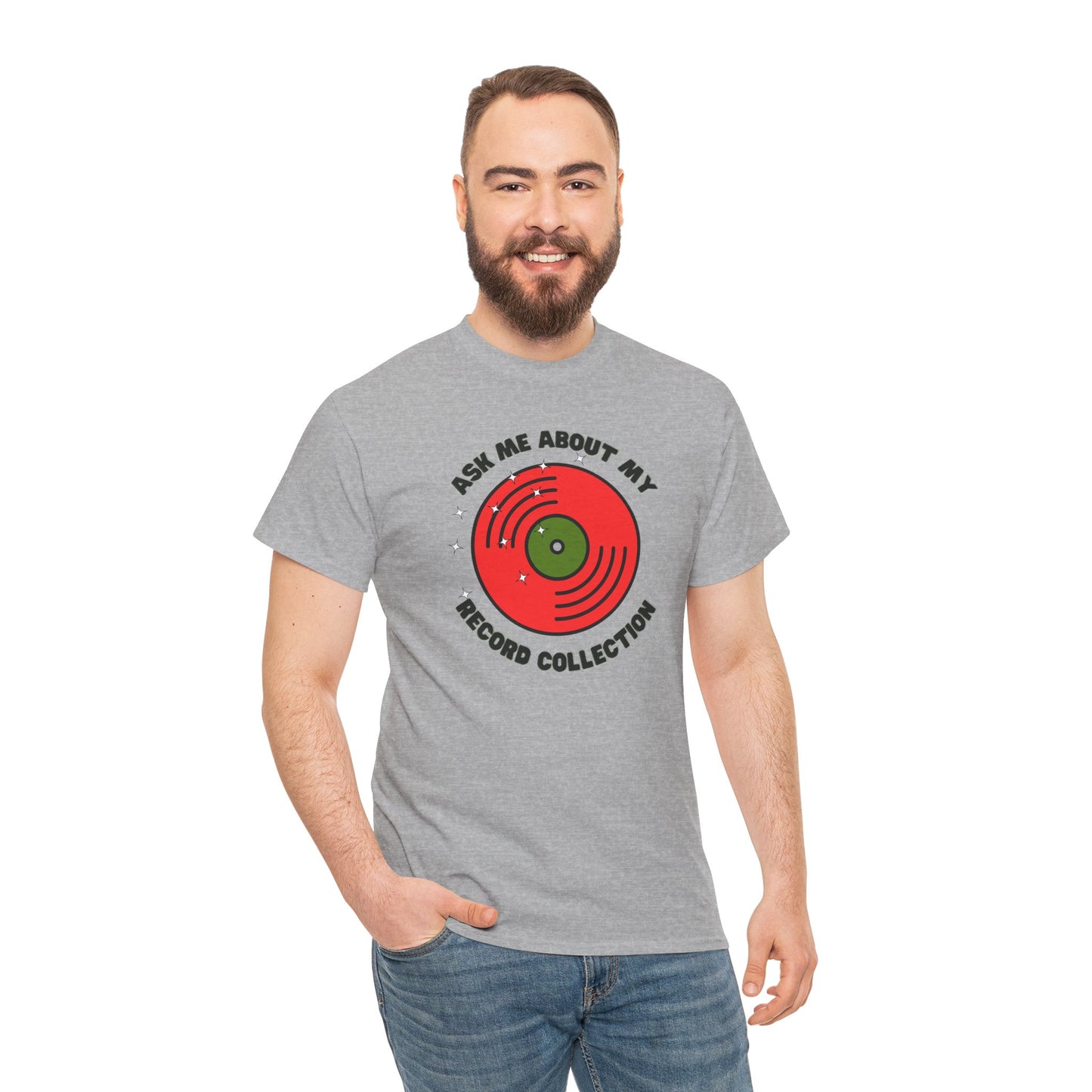 'Ask Me About My Record Collection' Men's T-Shirt